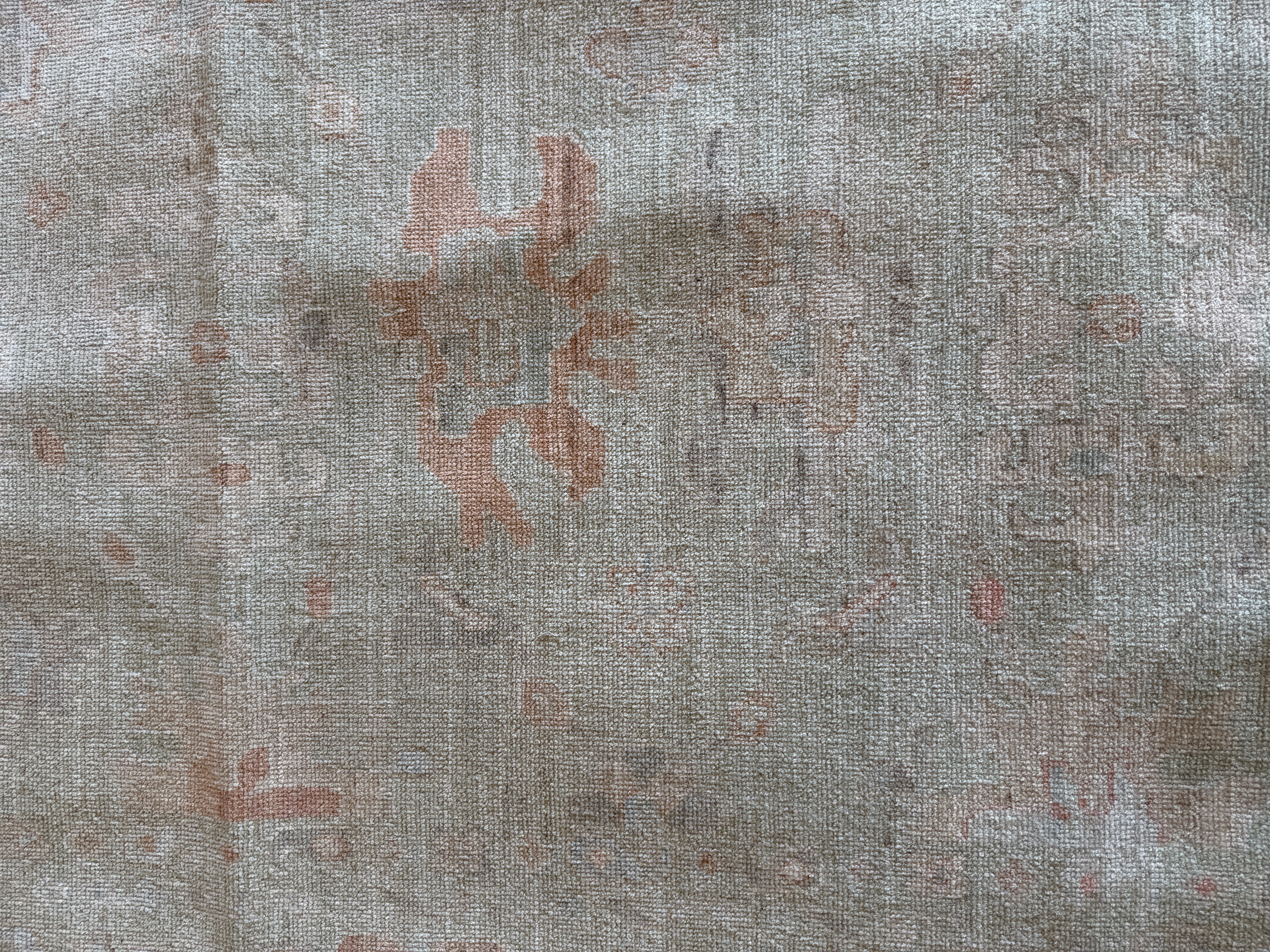 Lauren Otero 8.11x11.11 Light Pink Afghani Whitewashed Oushak