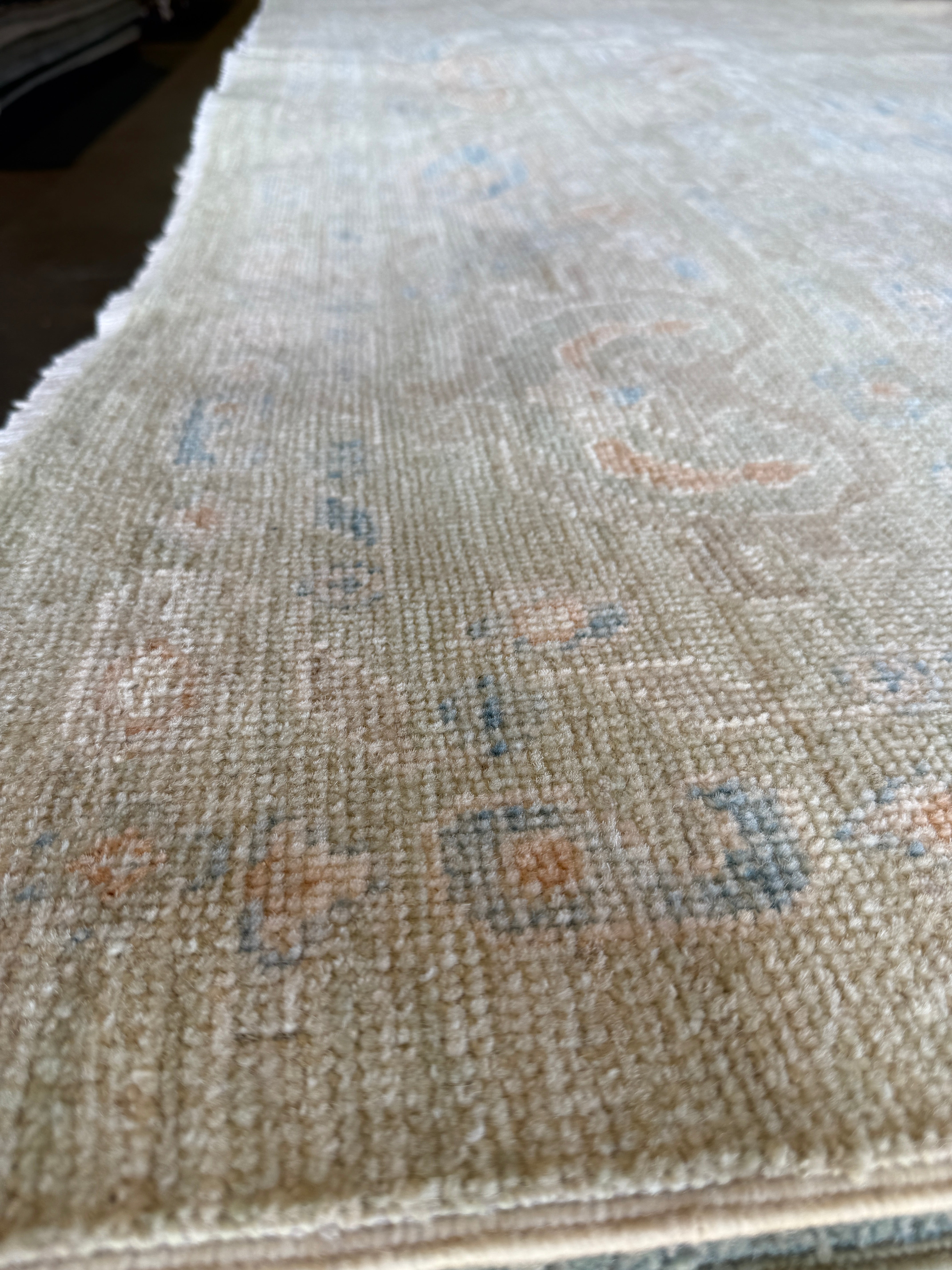 Lauren Otero 8.11x11.11 Light Pink Afghani Whitewashed Oushak
