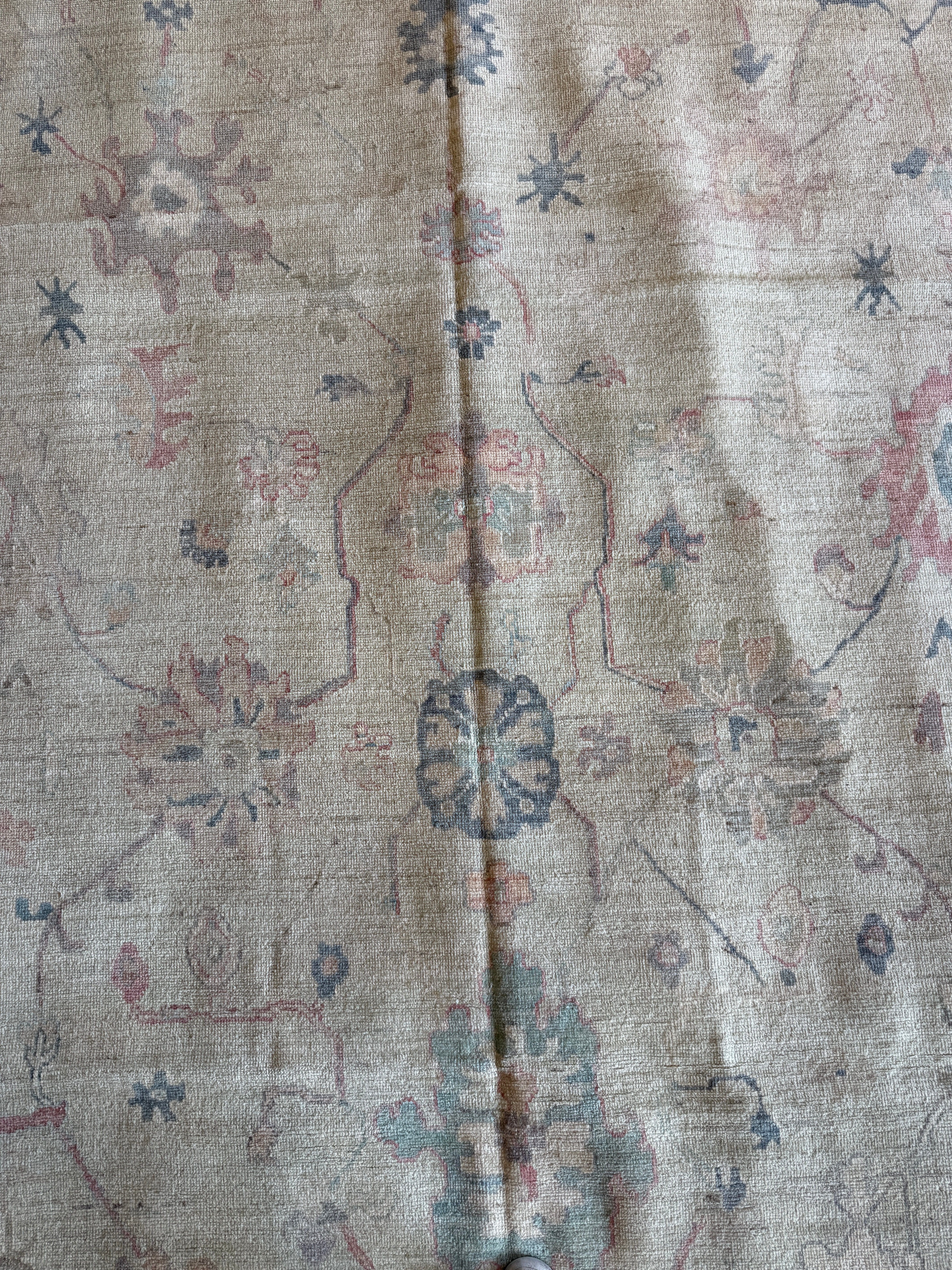 Valentina Garza 8.10x12 Pink Afghani Whitewashed Oushak