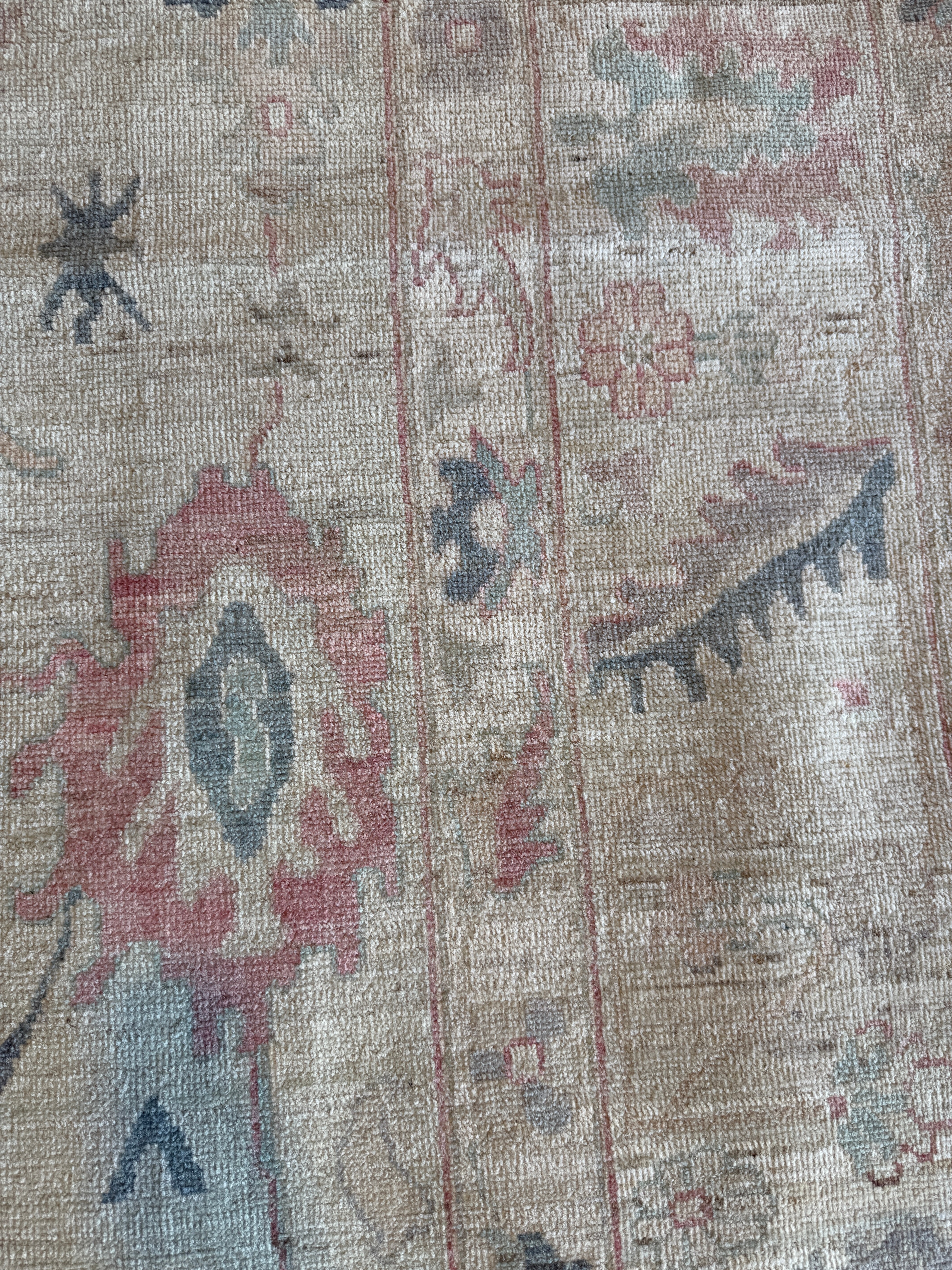 Valentina Garza 8.10x12 Pink Afghani Whitewashed Oushak