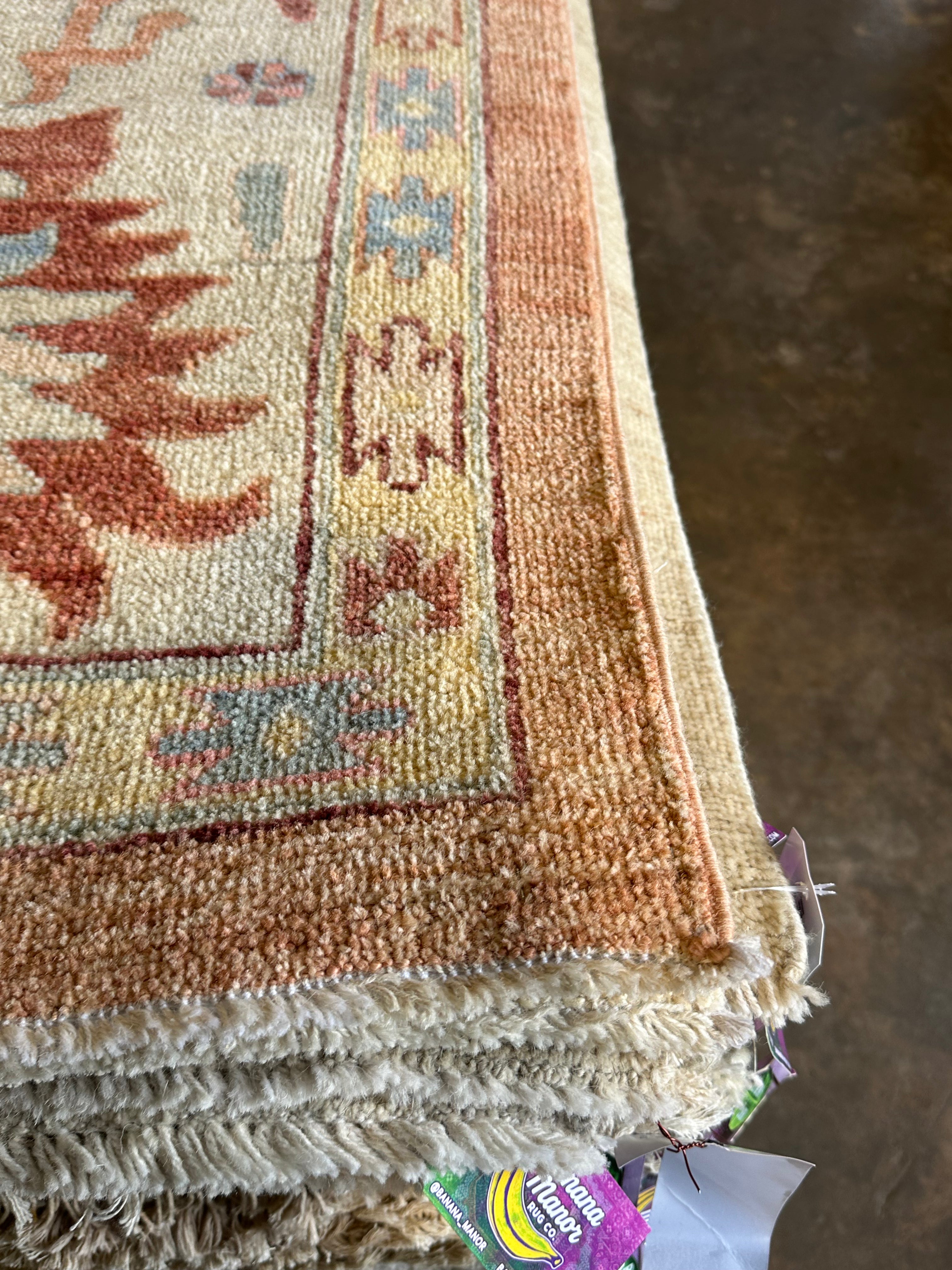 Tricia Cruikshank 9.11x13.7 Afghani Colorful Oushak