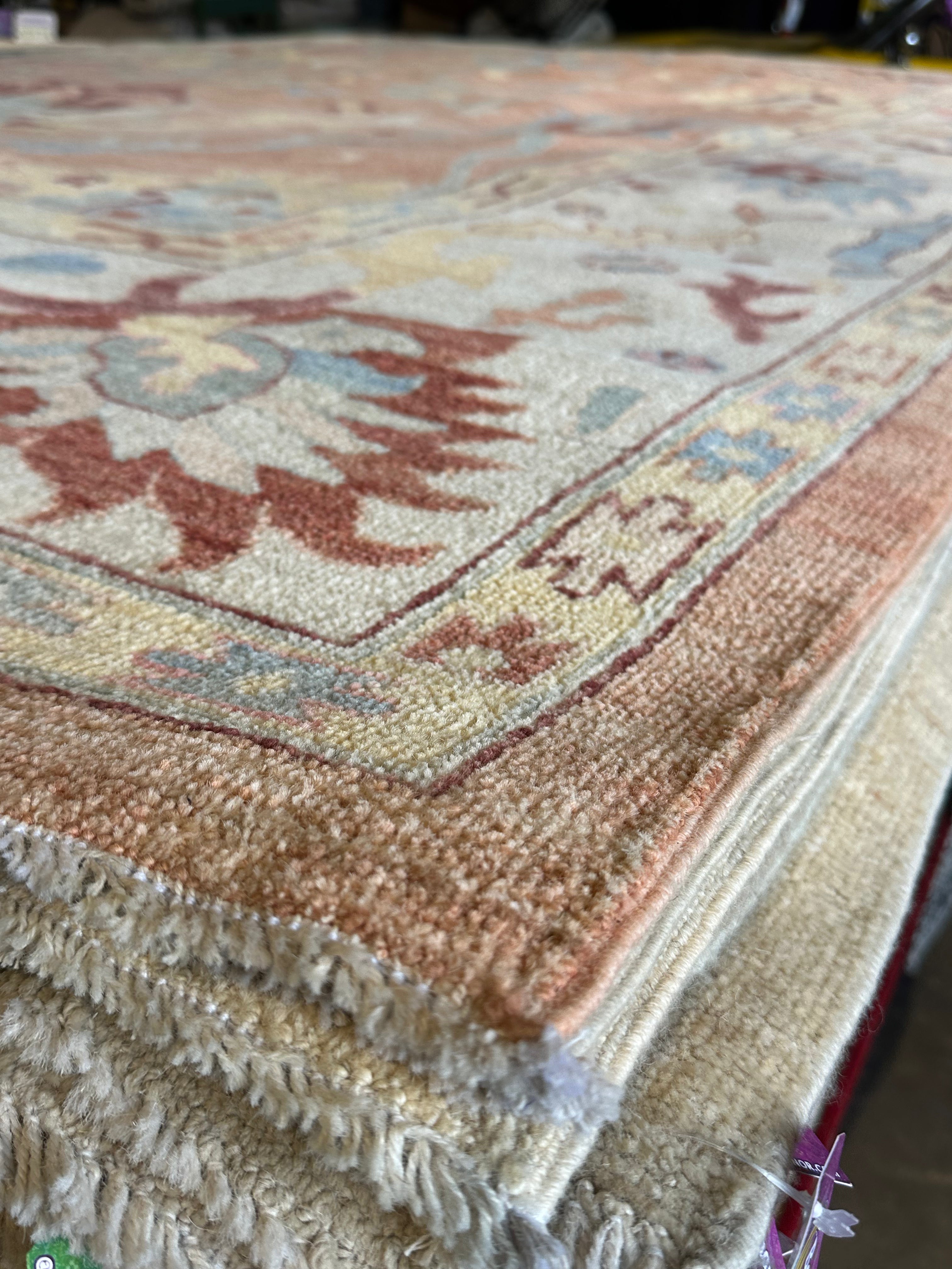 Tricia Cruikshank 9.11x13.7 Afghani Colorful Oushak
