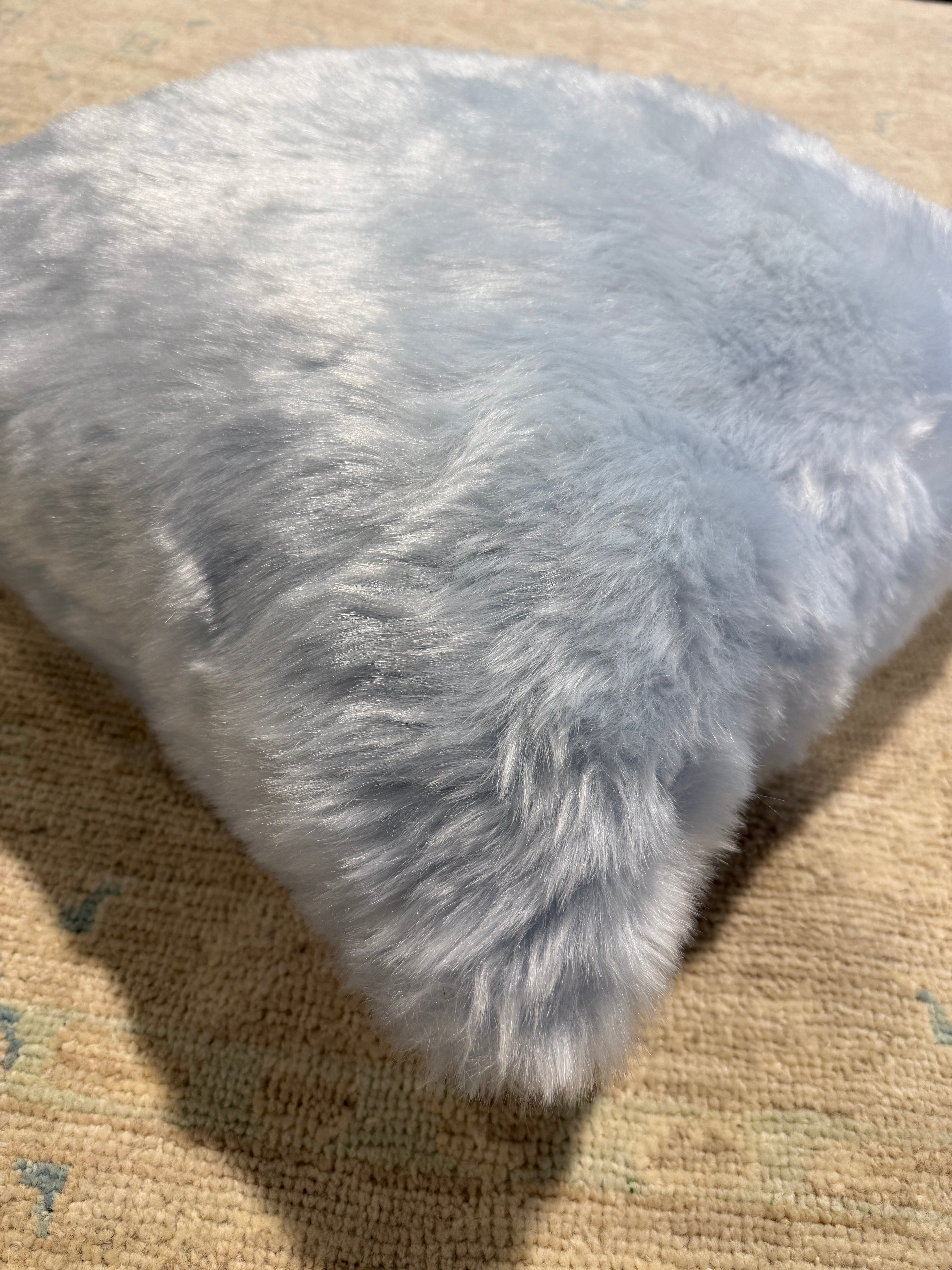 Faux Sheepskin Pillow (Multiple sizes & colors)