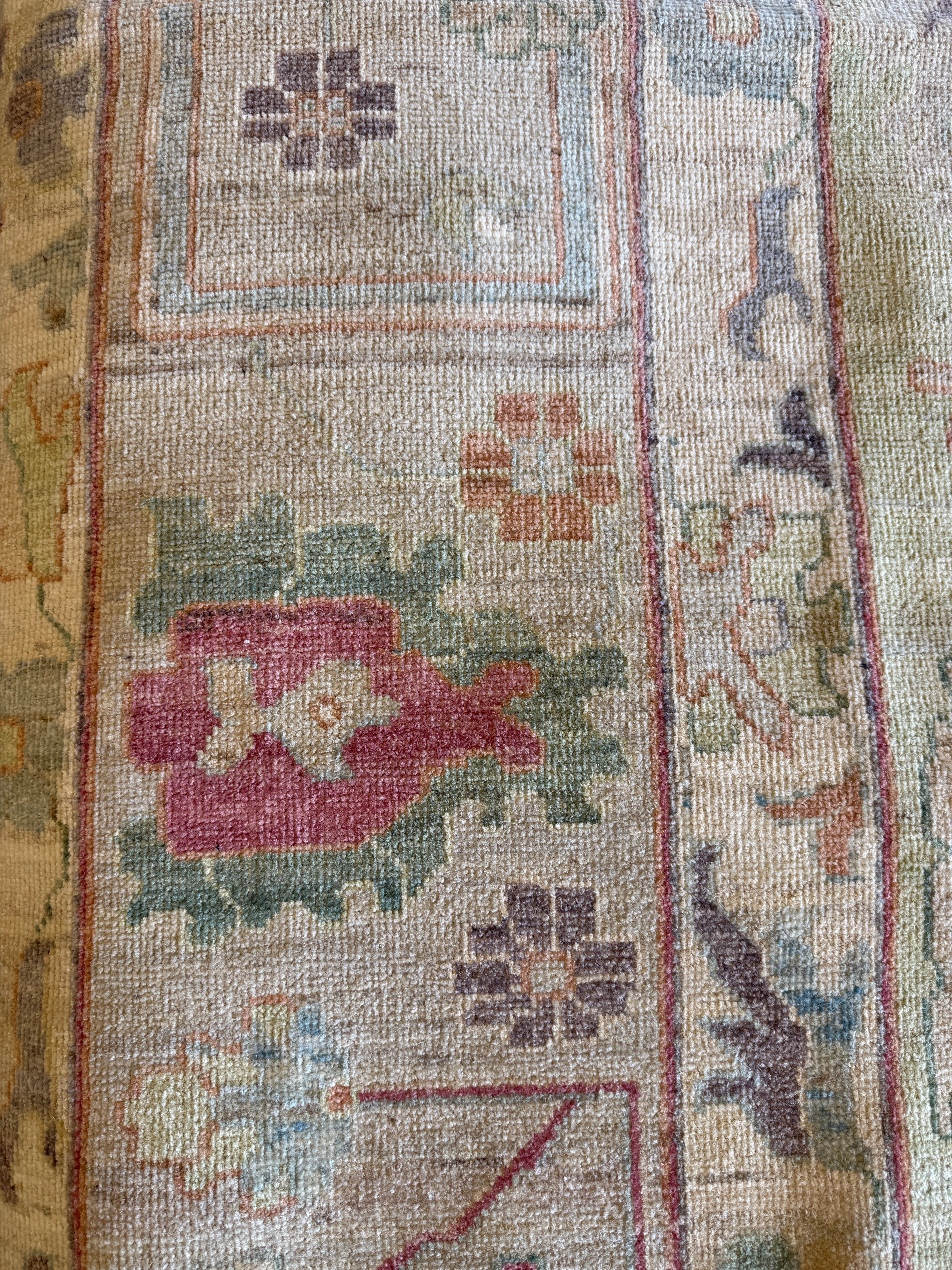 Sheriff Ritchie Santiago 10.1x14 Colorful Afghani Whitewashed Oushak Runner