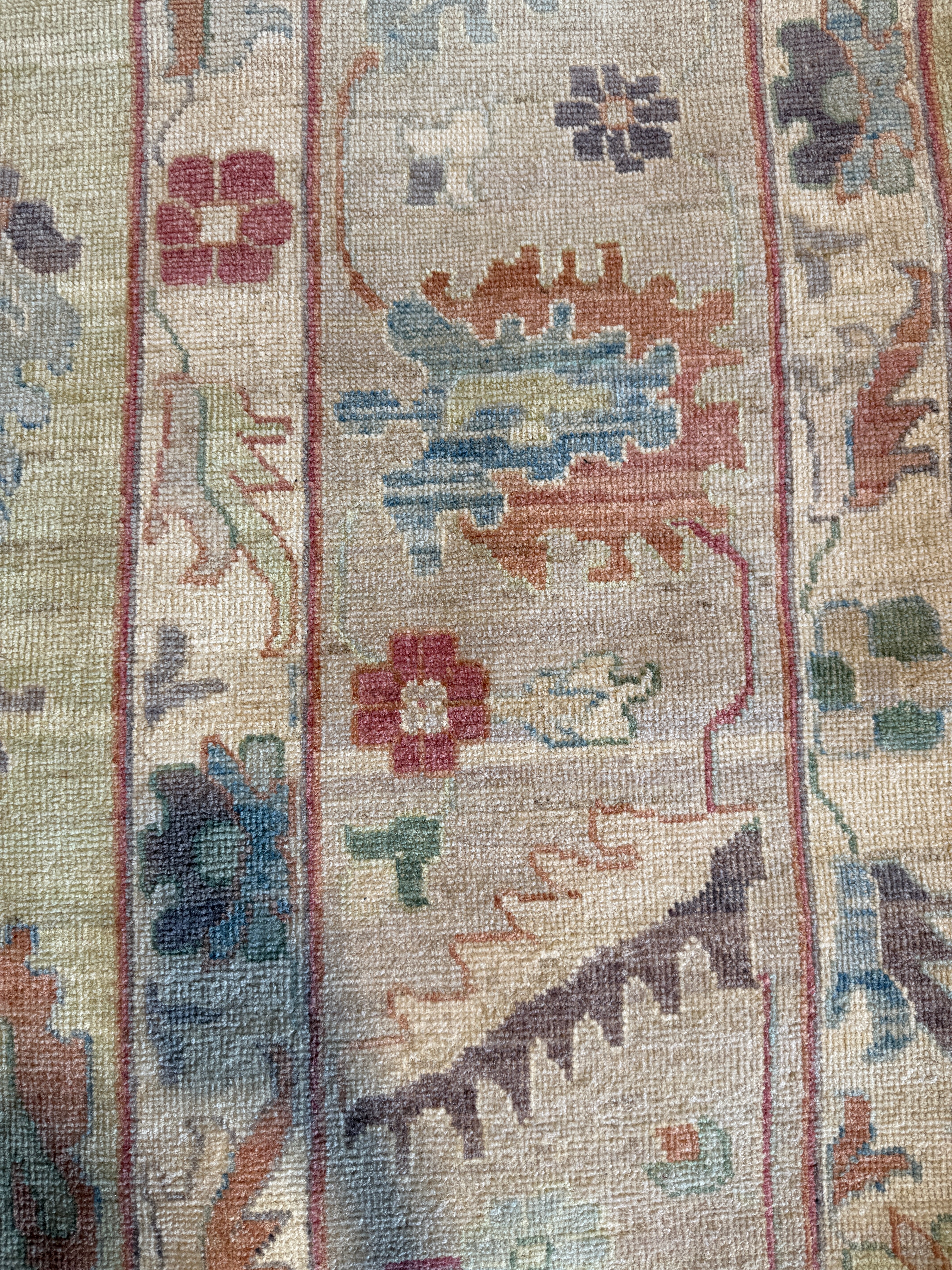 Sheriff Ritchie Santiago 10.1x14 Colorful Afghani Whitewashed Oushak Runner