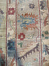 Sheriff Ritchie Santiago 10.1x14 Colorful Afghani Whitewashed Oushak Runner