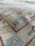 Sheriff Ritchie Santiago 10.1x14 Colorful Afghani Whitewashed Oushak Runner