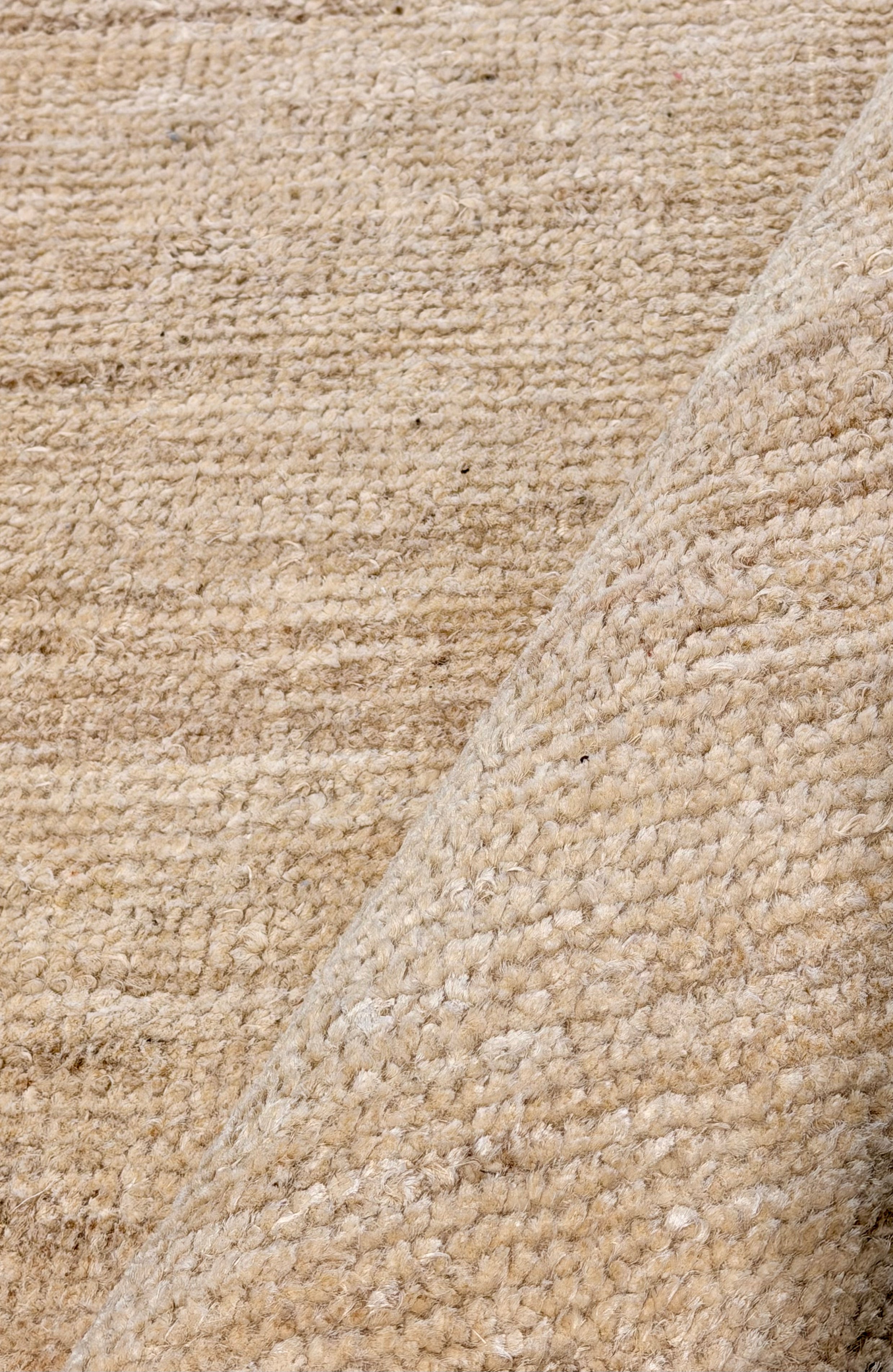 Carl Levitt 8.3x9.9 White Tip Sheared Durrie Jute Rug