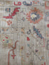 Evie Templeton 10x13.9 Colorful Afghani Whitewashed Oushak