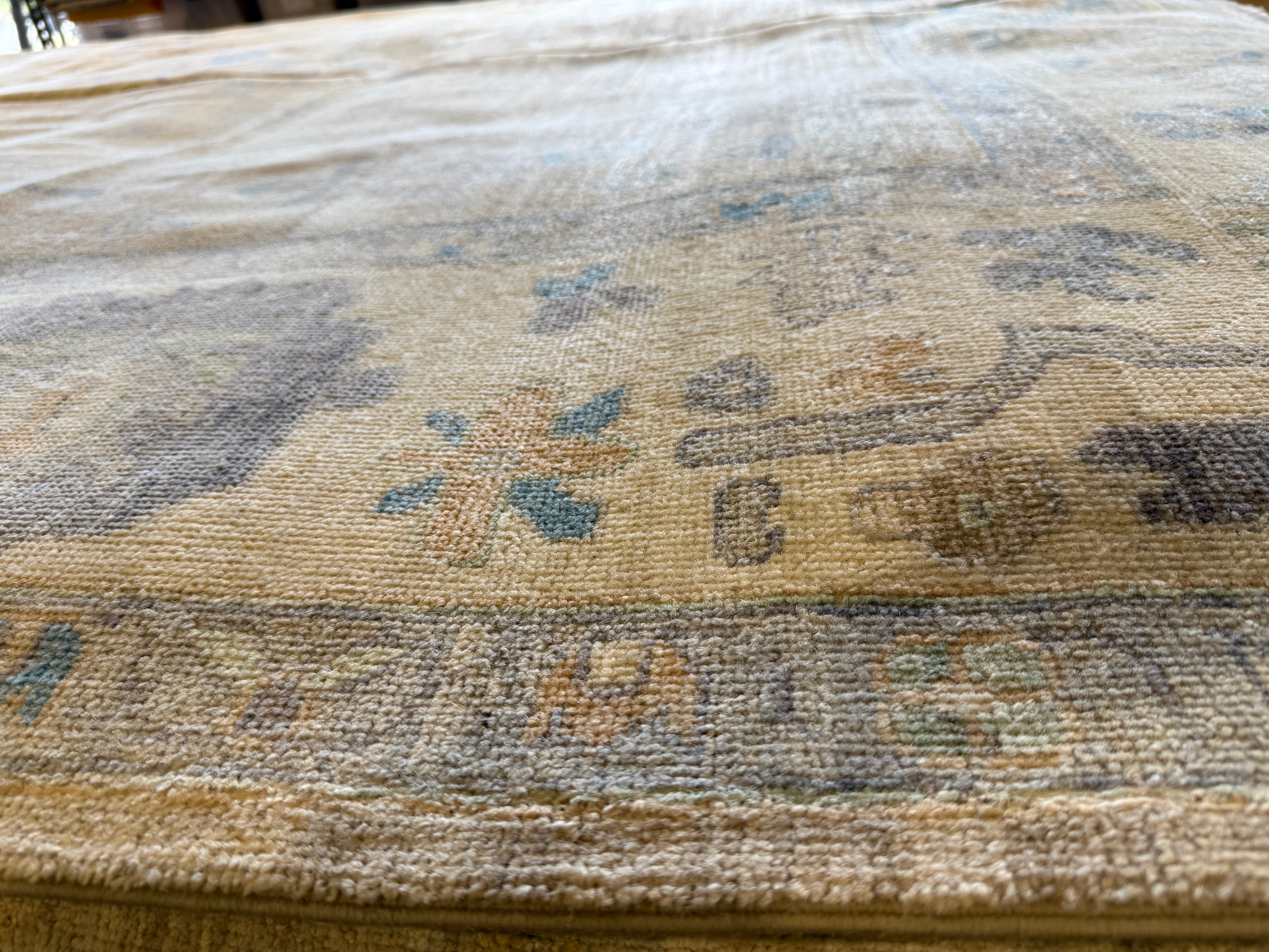 Siena Butterfield 10x13.7 Colorful Afghani Whitewashed Oushak