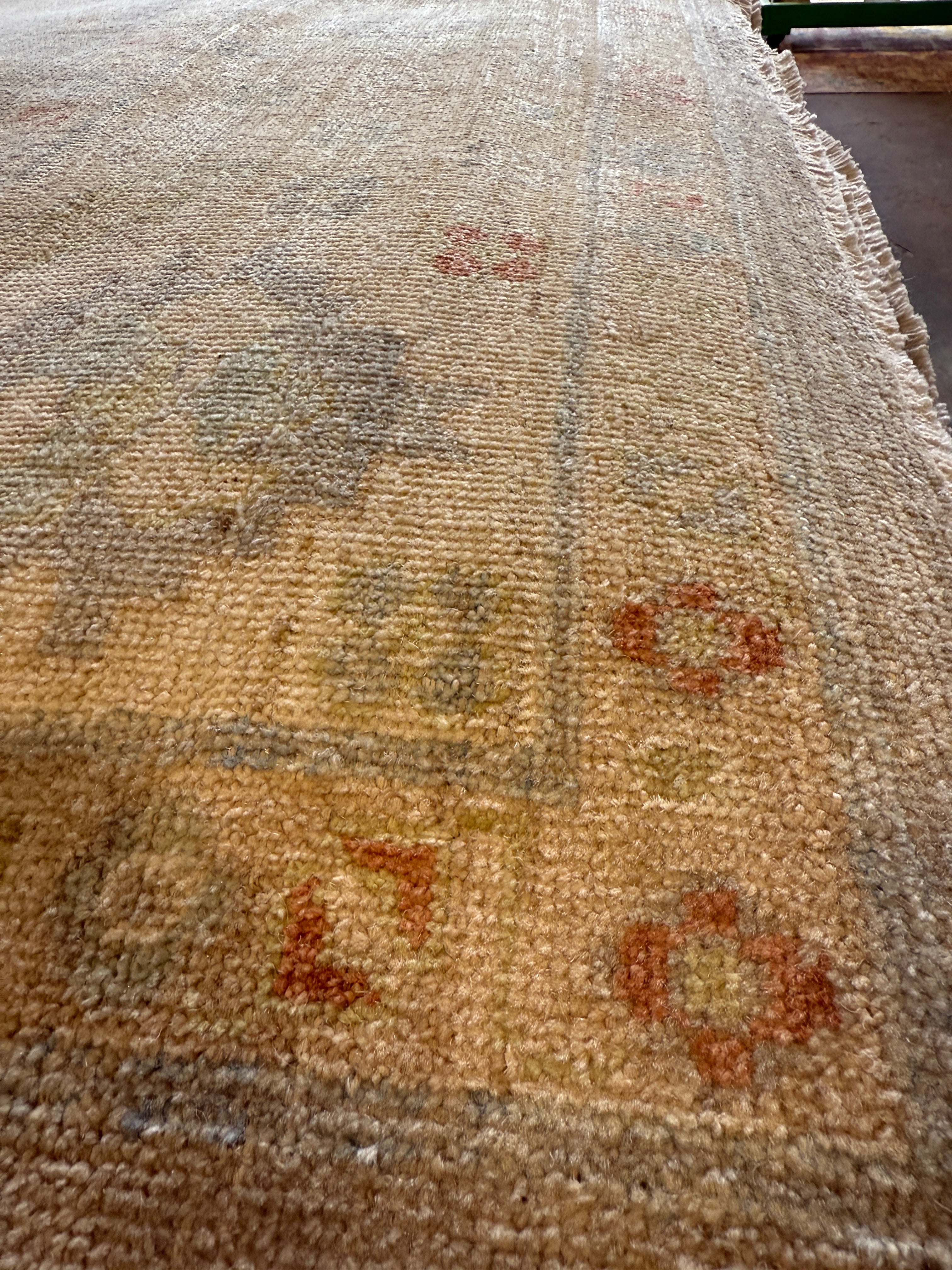 Kayla Alpert 10.1x13.7 Lavender Afghani Whitewashed Oushak