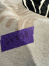 Zebra Off White Cowhide Rug 5X6.6