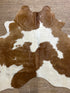 Brown WH SP Cowhide Rug 5.6x6.8