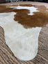 Brown WH SP Cowhide Rug 5.6x6.8