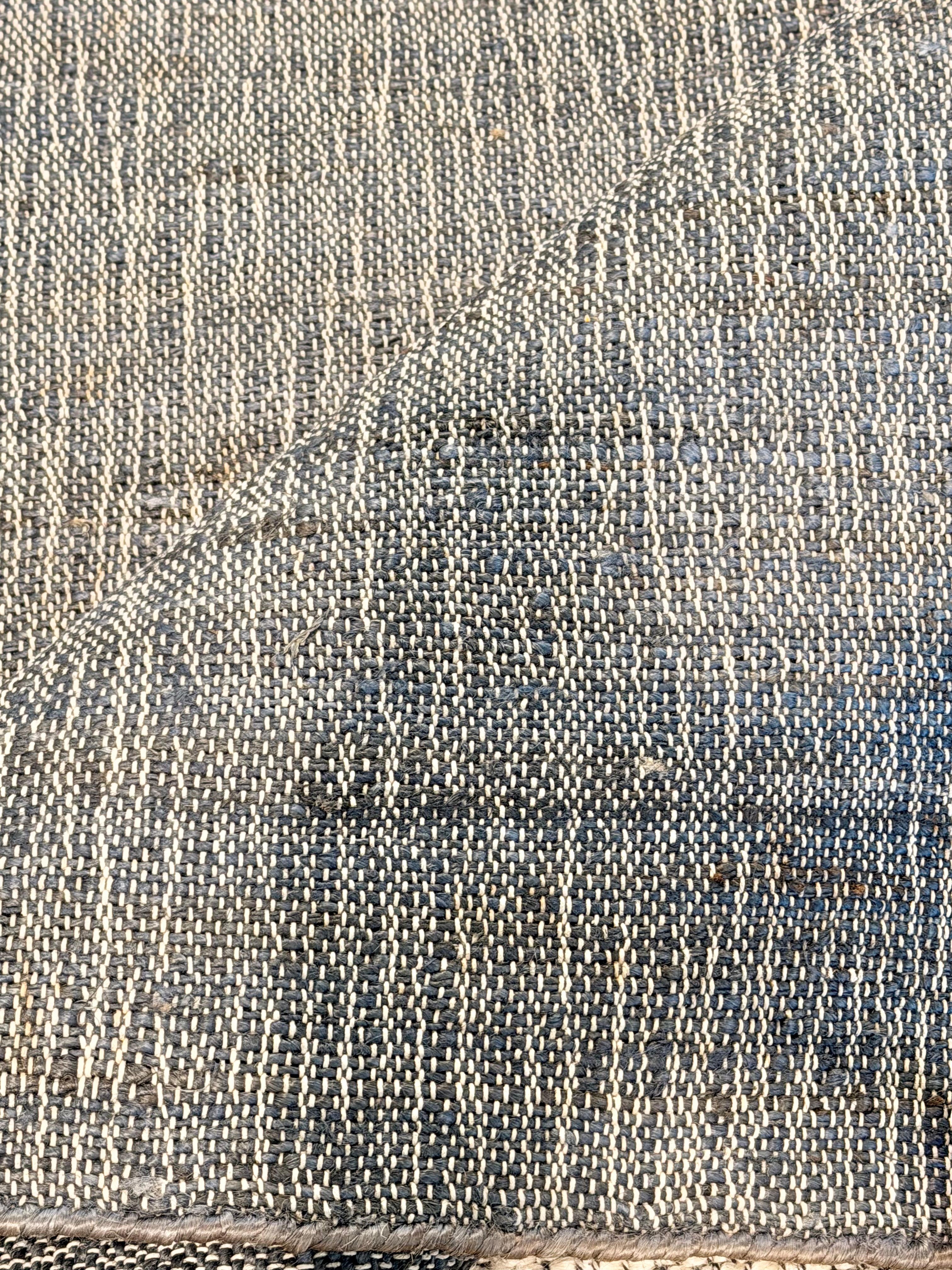 Richard Hatch Blue Handwoven Jute Rug (Multiple Sizes Available)