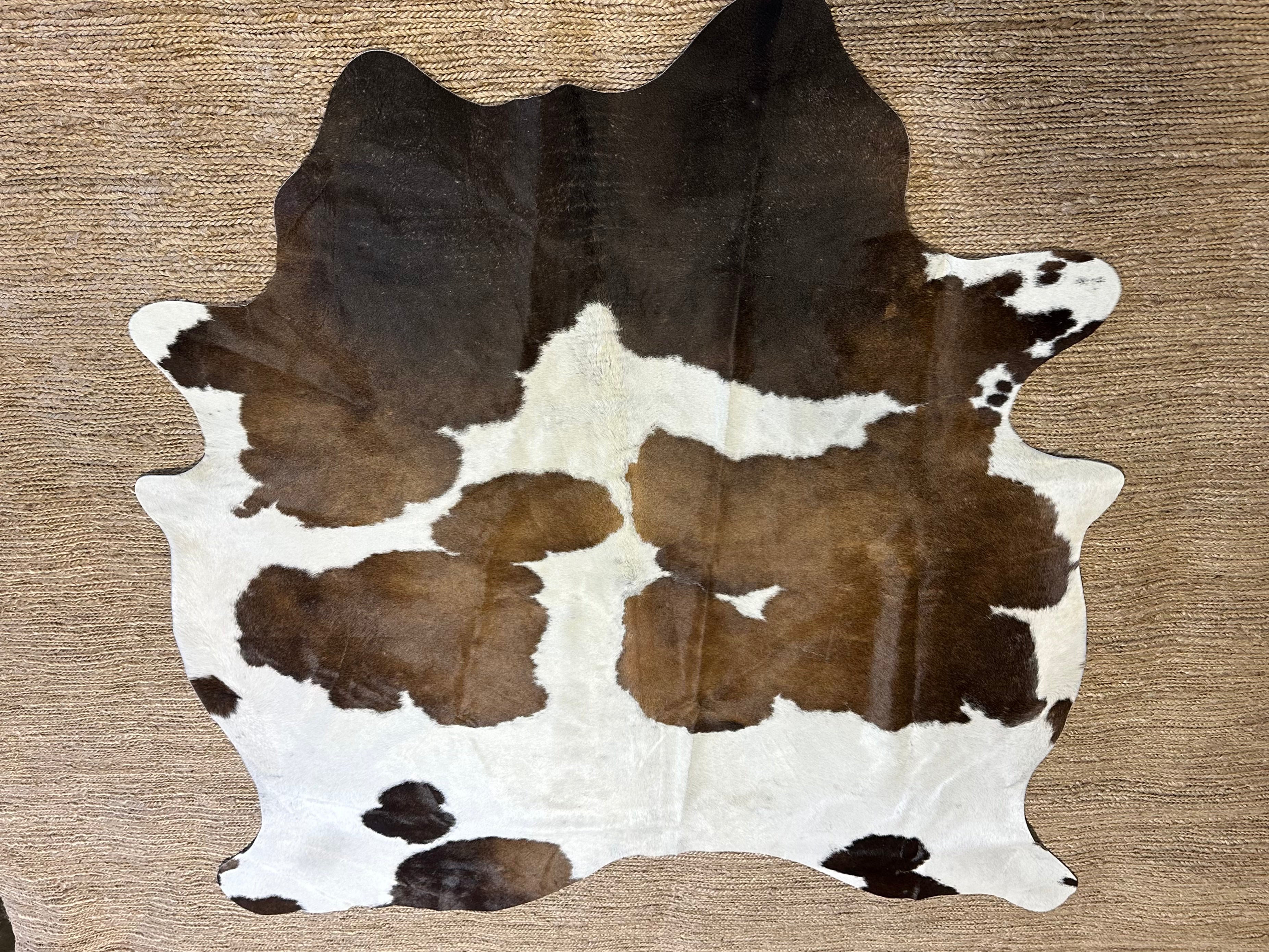 Tricolor Exotic Cowhide Rug 5.6x6.6