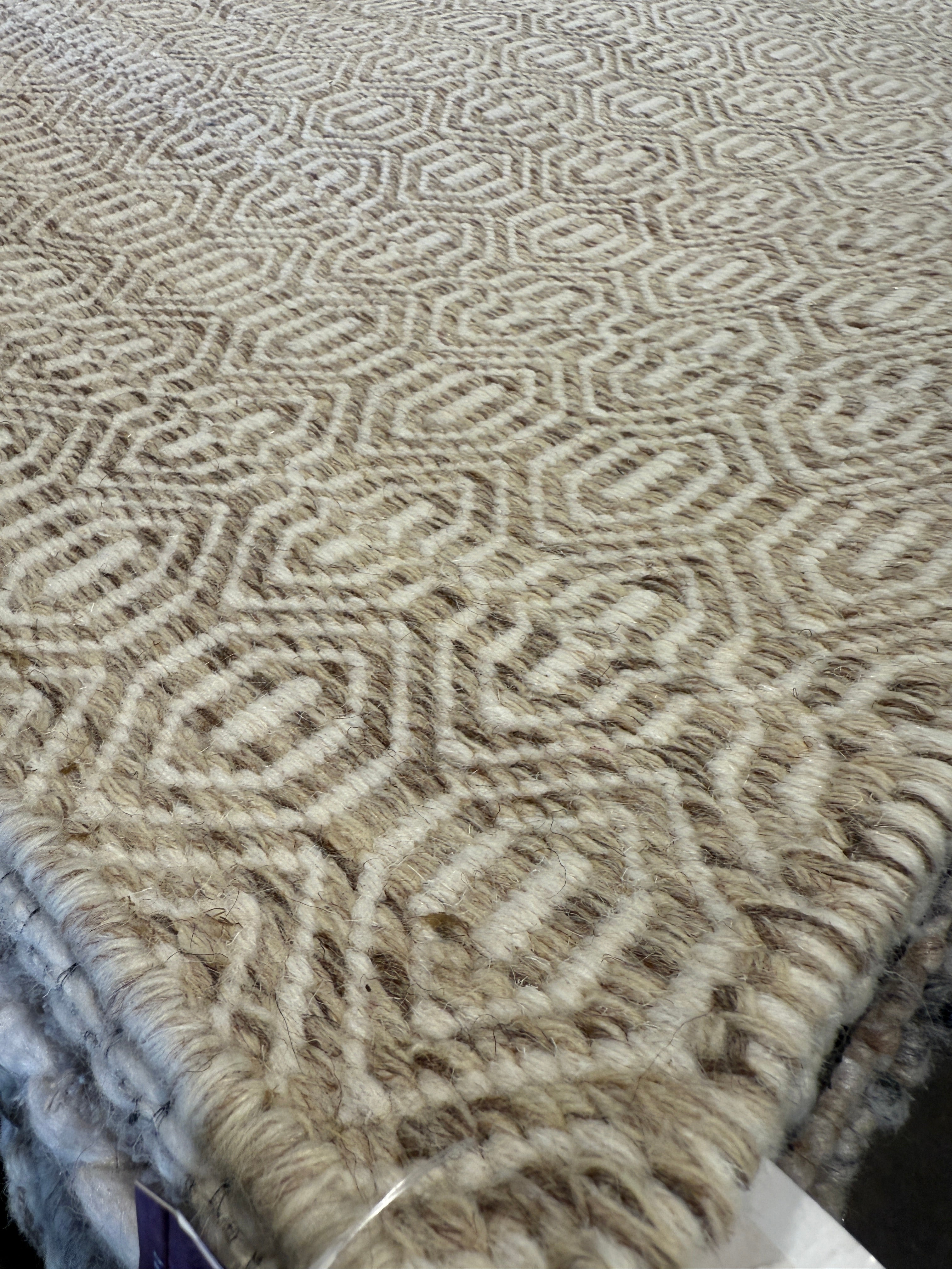 James Clarke 8.3x10.3 Grey Handwoven Modern Rug