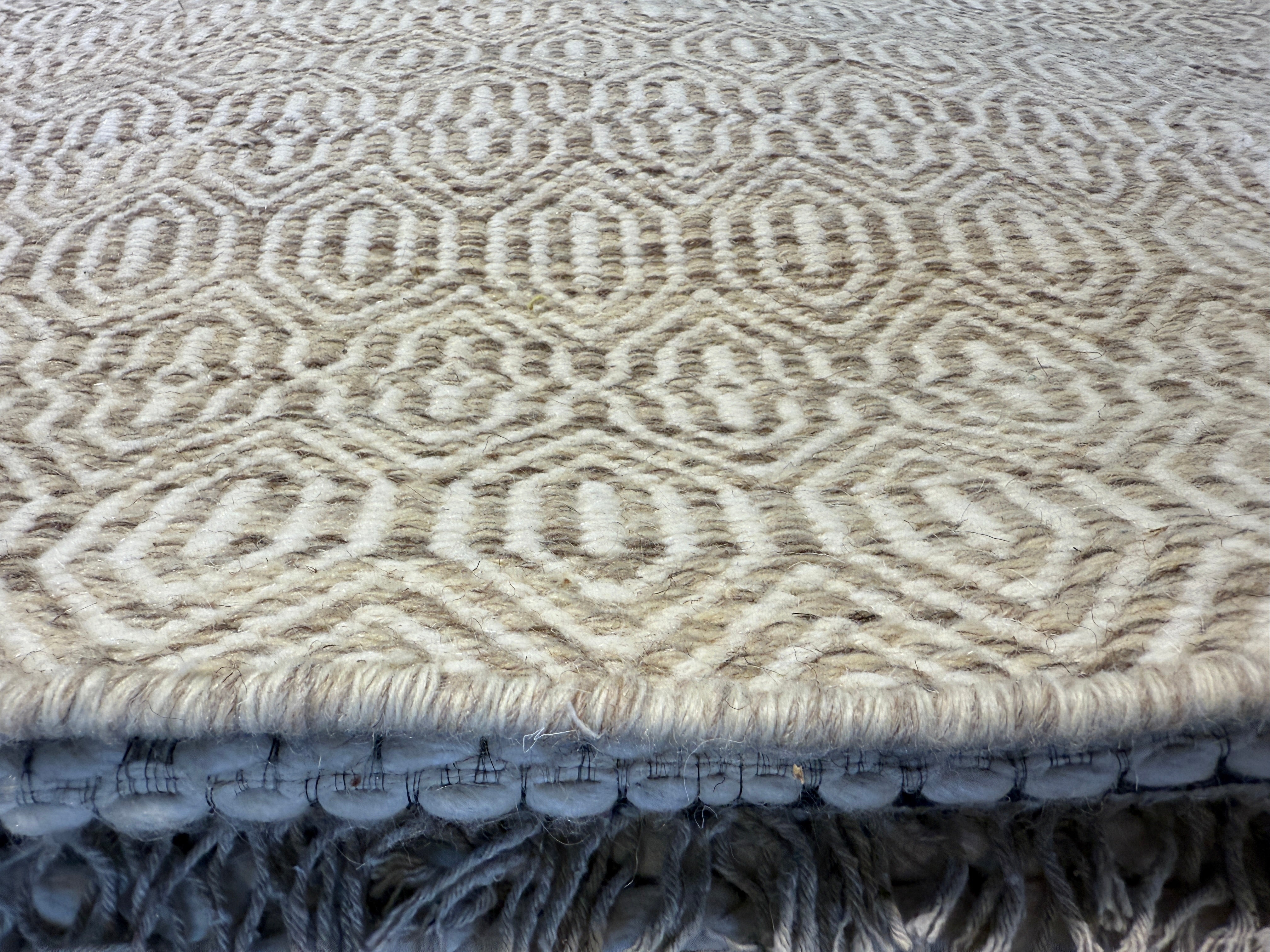 James Clarke 8.3x10.3 Grey Handwoven Modern Rug