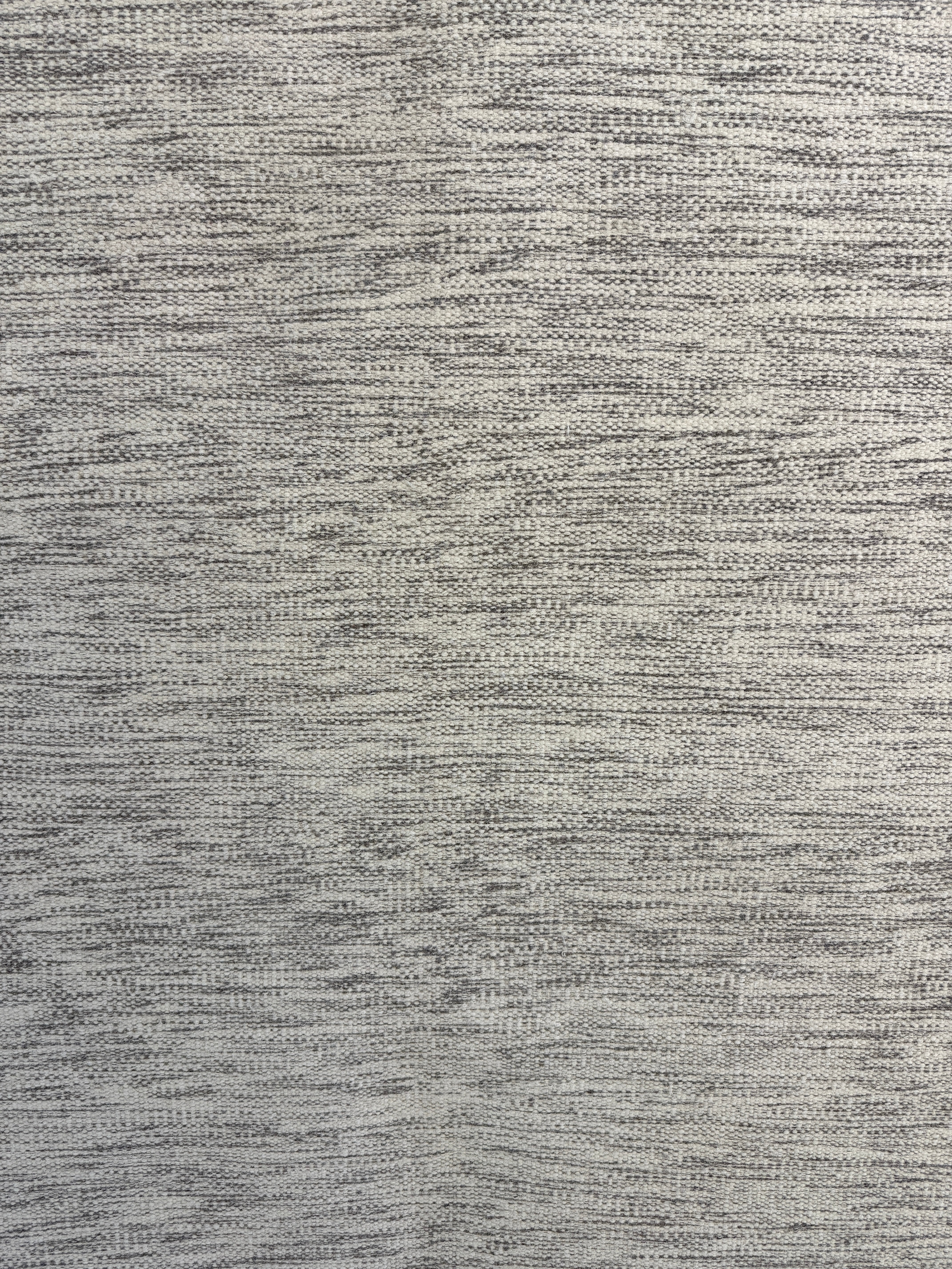 Mario Vassall 8.3x9.6 Grey Handwoven Modern Rug