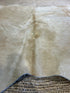 Solid Beige Cowhide Rug 5.8X6.3