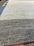 Mario Vassall 8.3x9.6 Grey Handwoven Modern Rug
