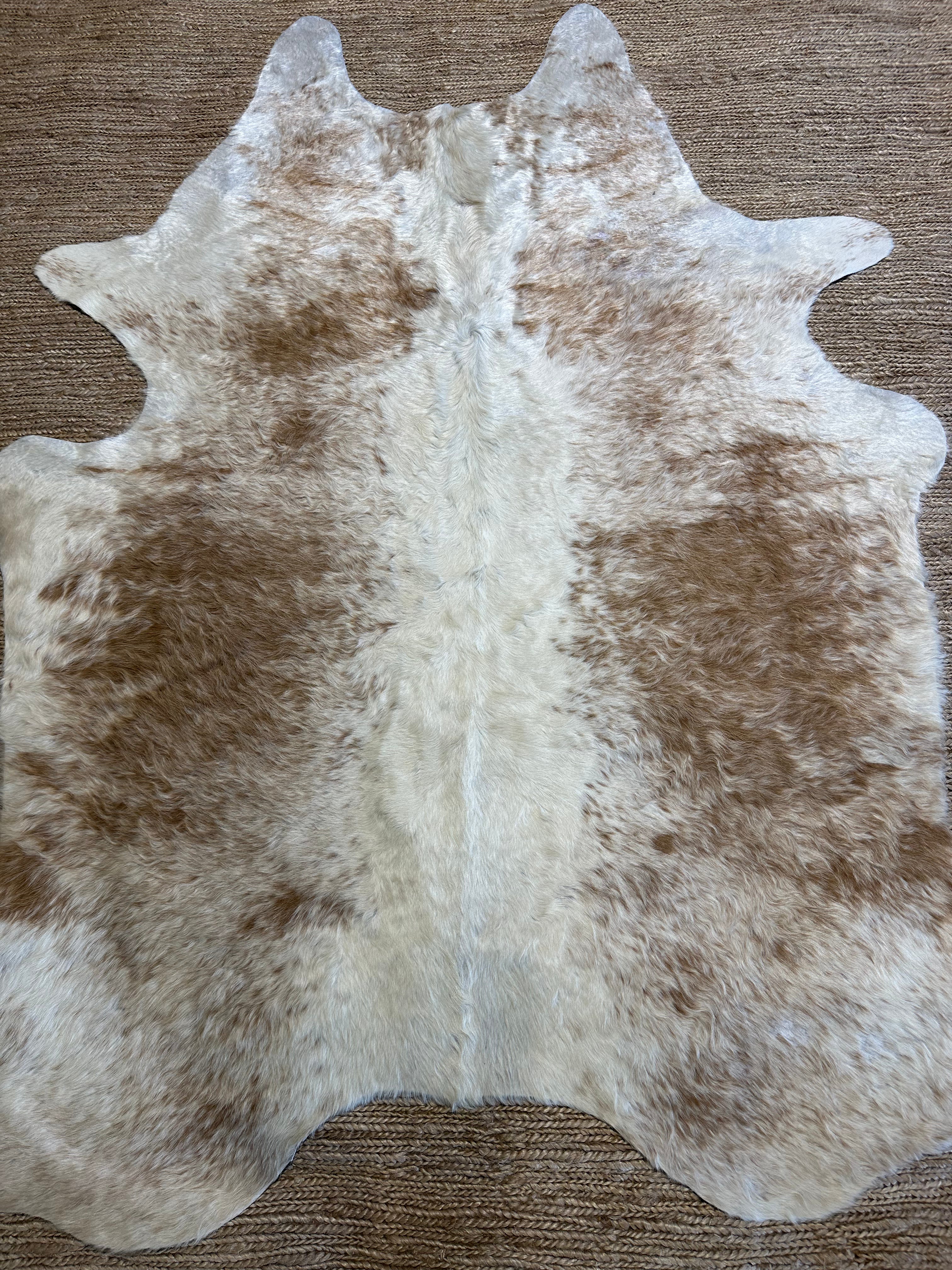 Gris Beige Cowhide Rug 4.8X6.11