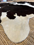 Zebra Off White Cowhide Rug 5.8x6.6