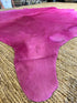 Pink Dyed Cowhide Rug 5.6x6.11