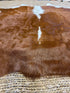 Brown WH Reg Cowhide Rug 5.8x6.9