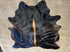 Dark Brown with Spine Cowhide Rug 5x6