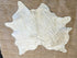 Solid Ivory 6x7.4 Cowhide Rug