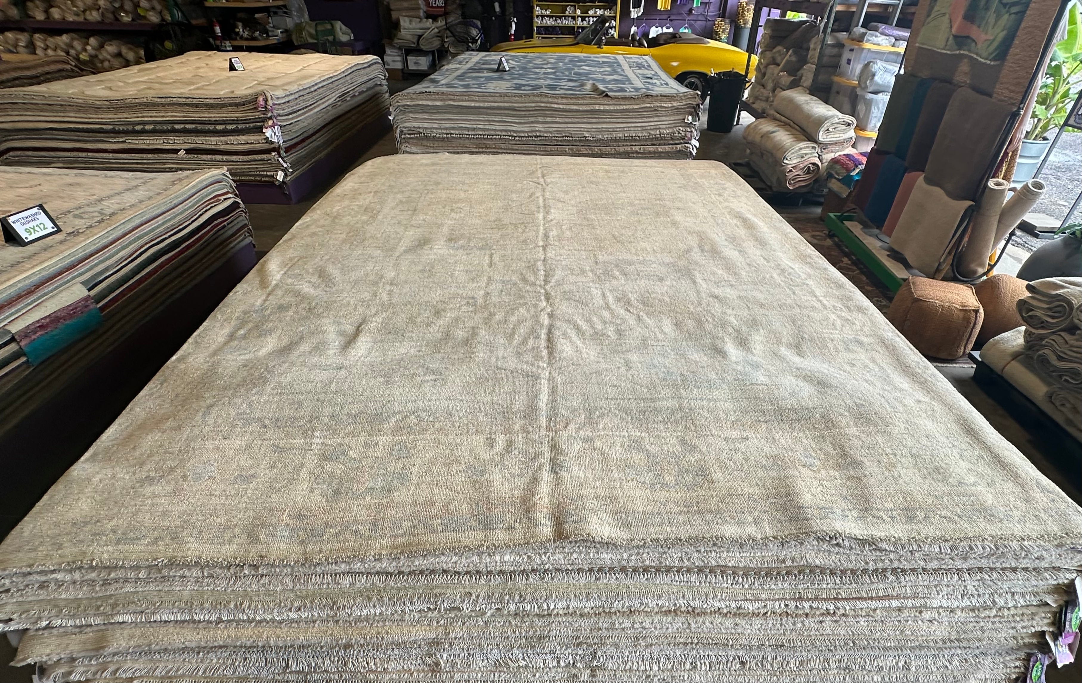 Heather Hoyt 8.11x11.10 Afghani Whitewashed Oushak