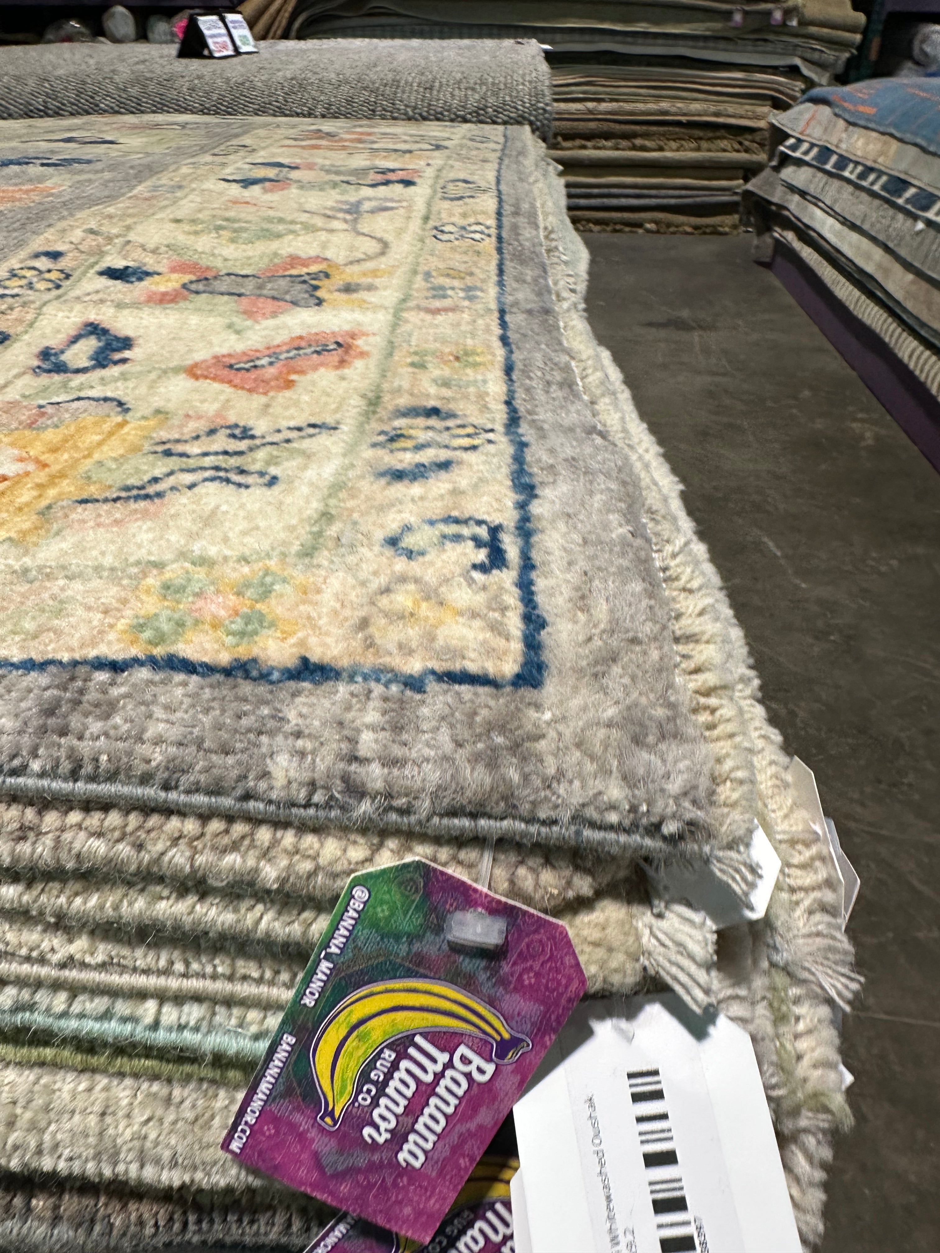 Tierra Washington 6x9 Afghani Whitewashed Oushak