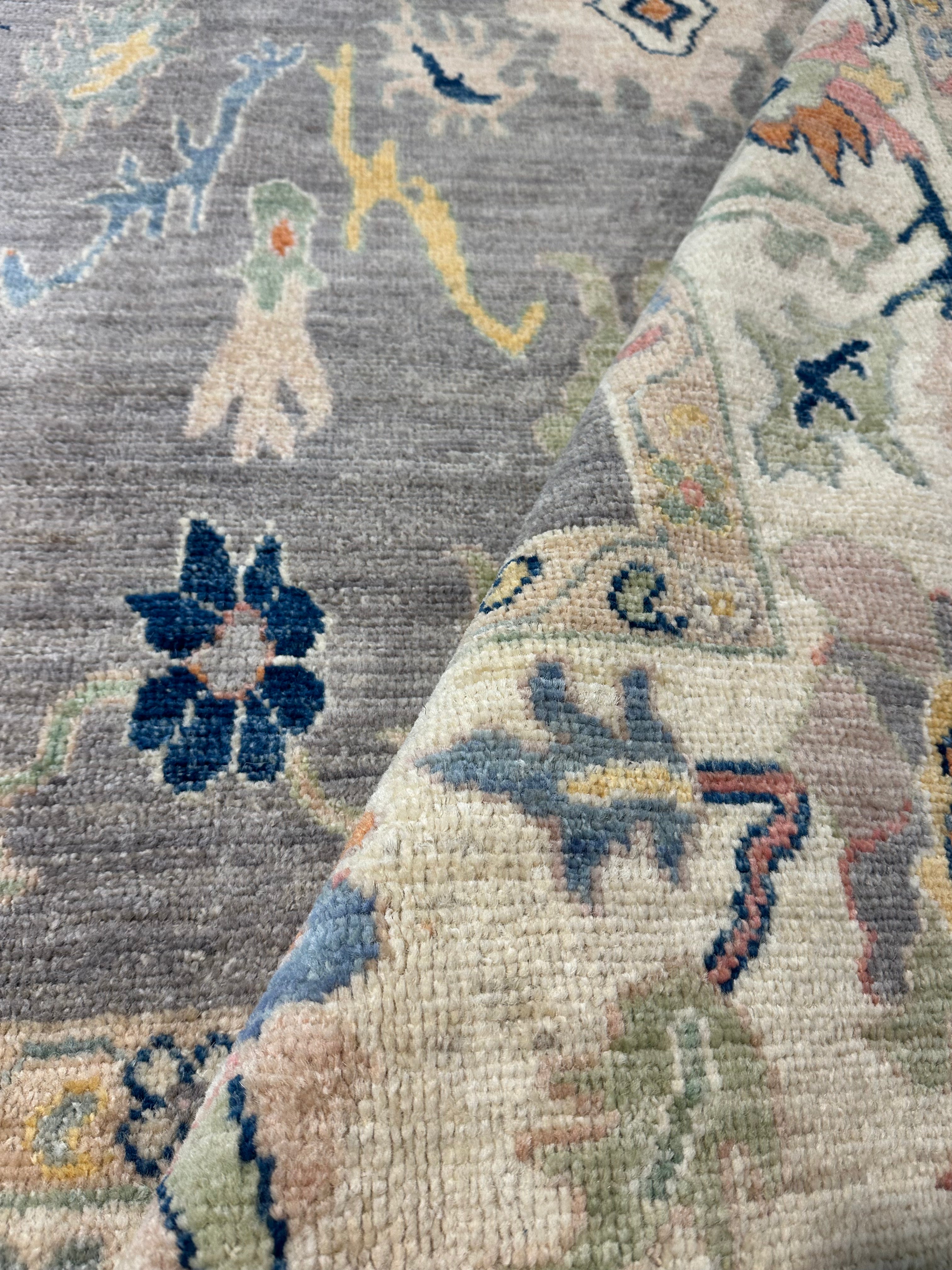 Tierra Washington 6x9 Afghani Whitewashed Oushak