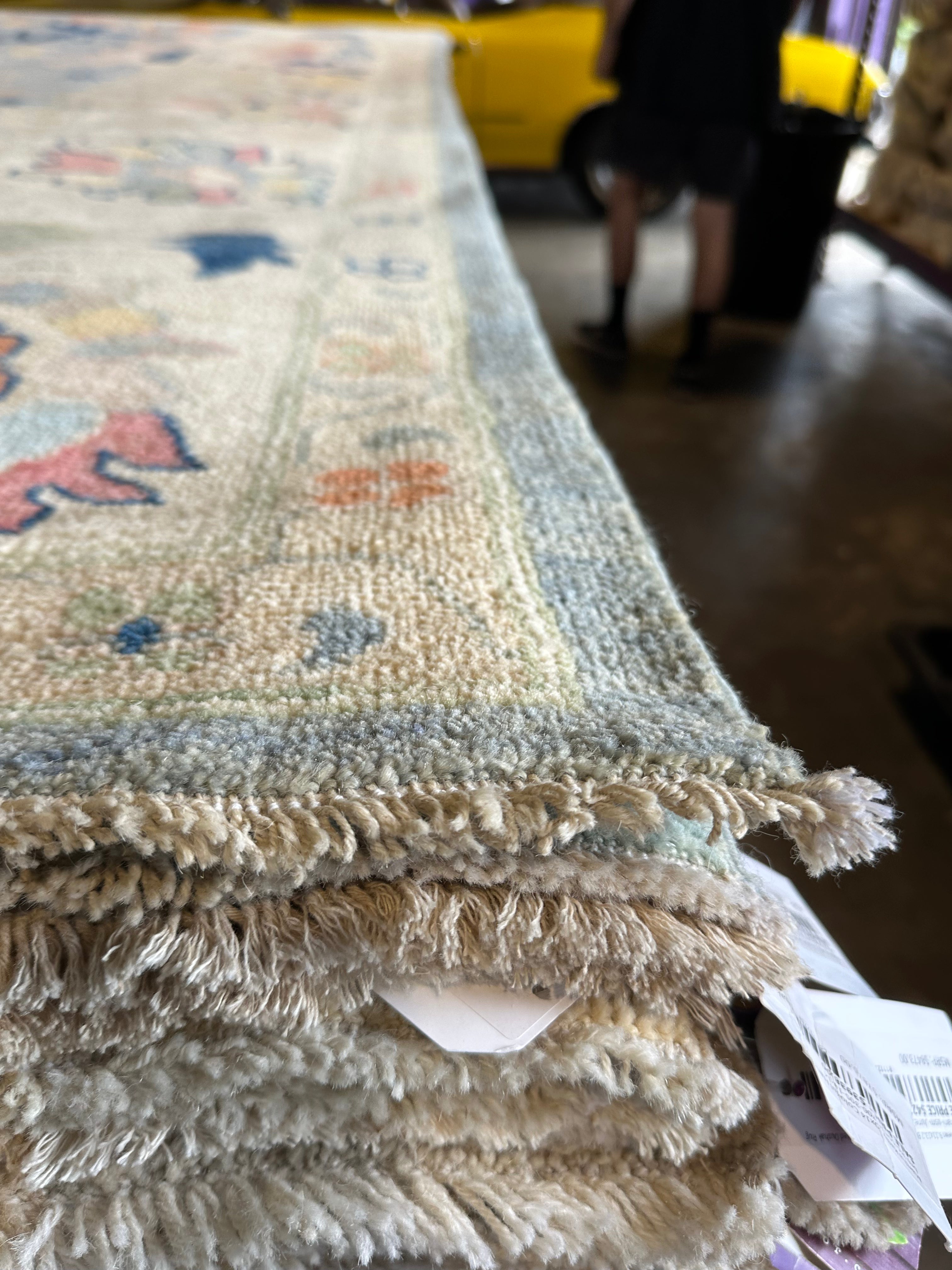 Heather Kay 9.11x13.4 Afghani Whitewashed Oushak