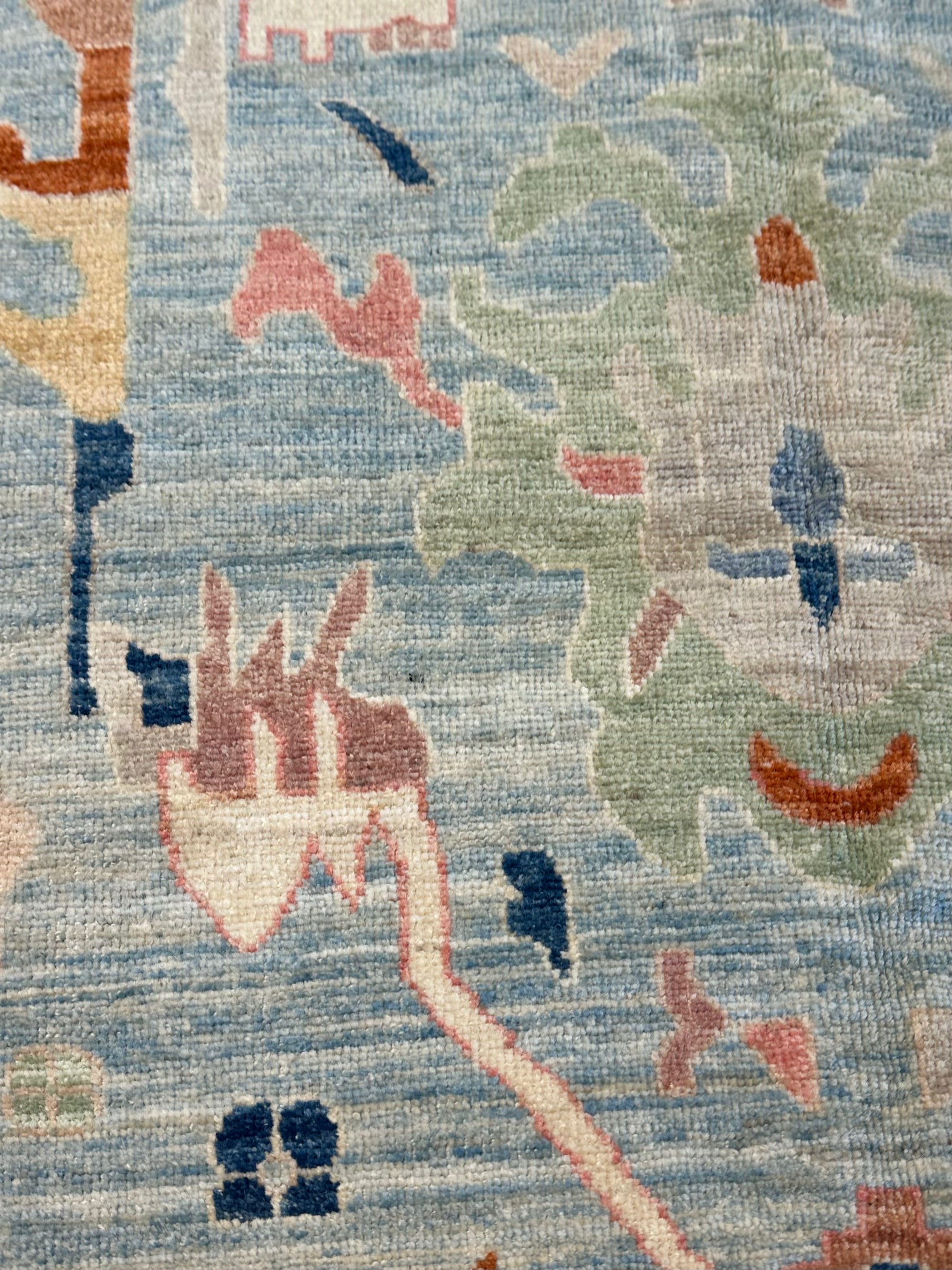 Kayla Ewell 8.1x9.9 Afghani Whitewashed Oushak