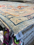 Kayla Ewell 8.1x9.9 Afghani Whitewashed Oushak