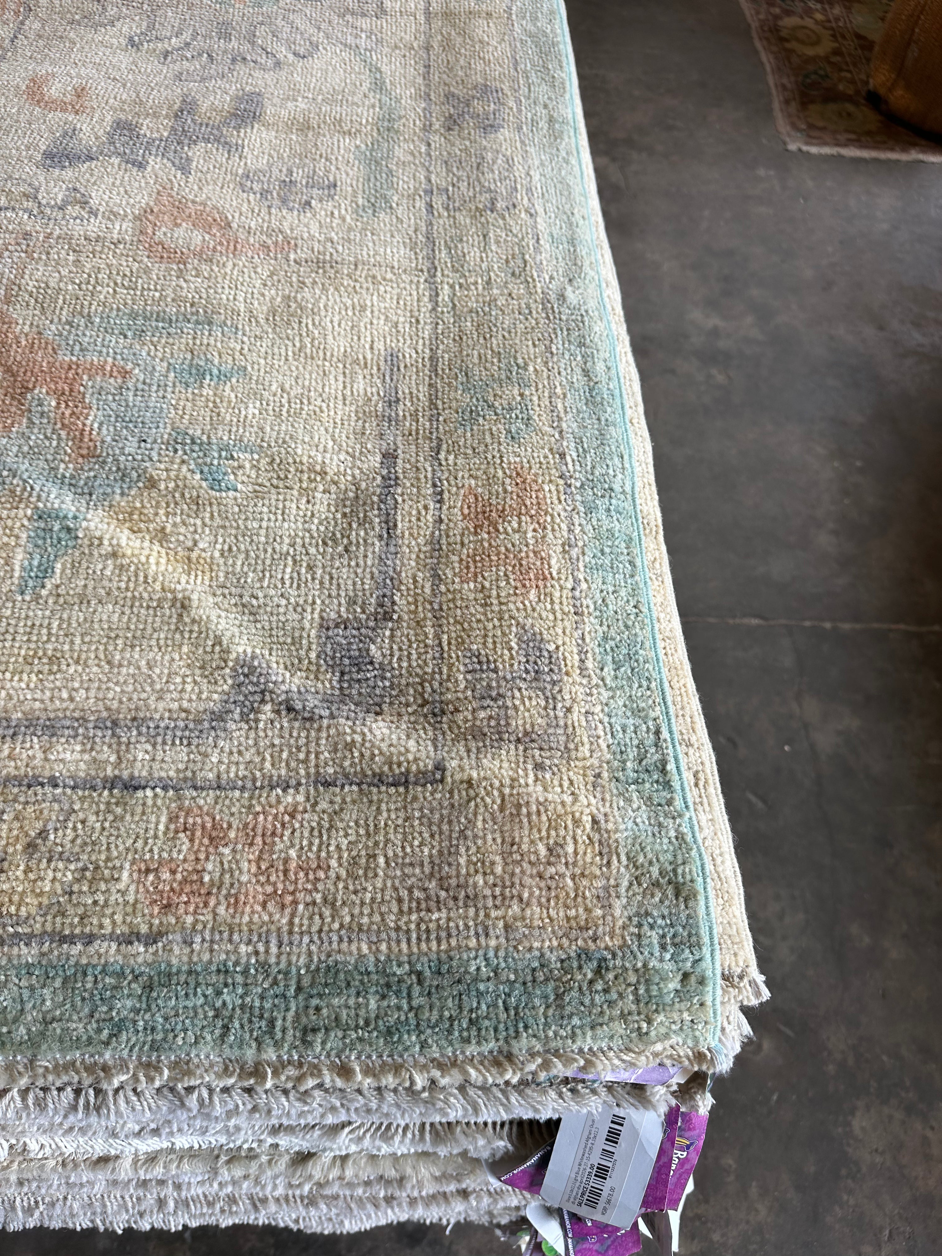 Ashley Hartman 8.11x11.10 Afghani Whitewashed Oushak