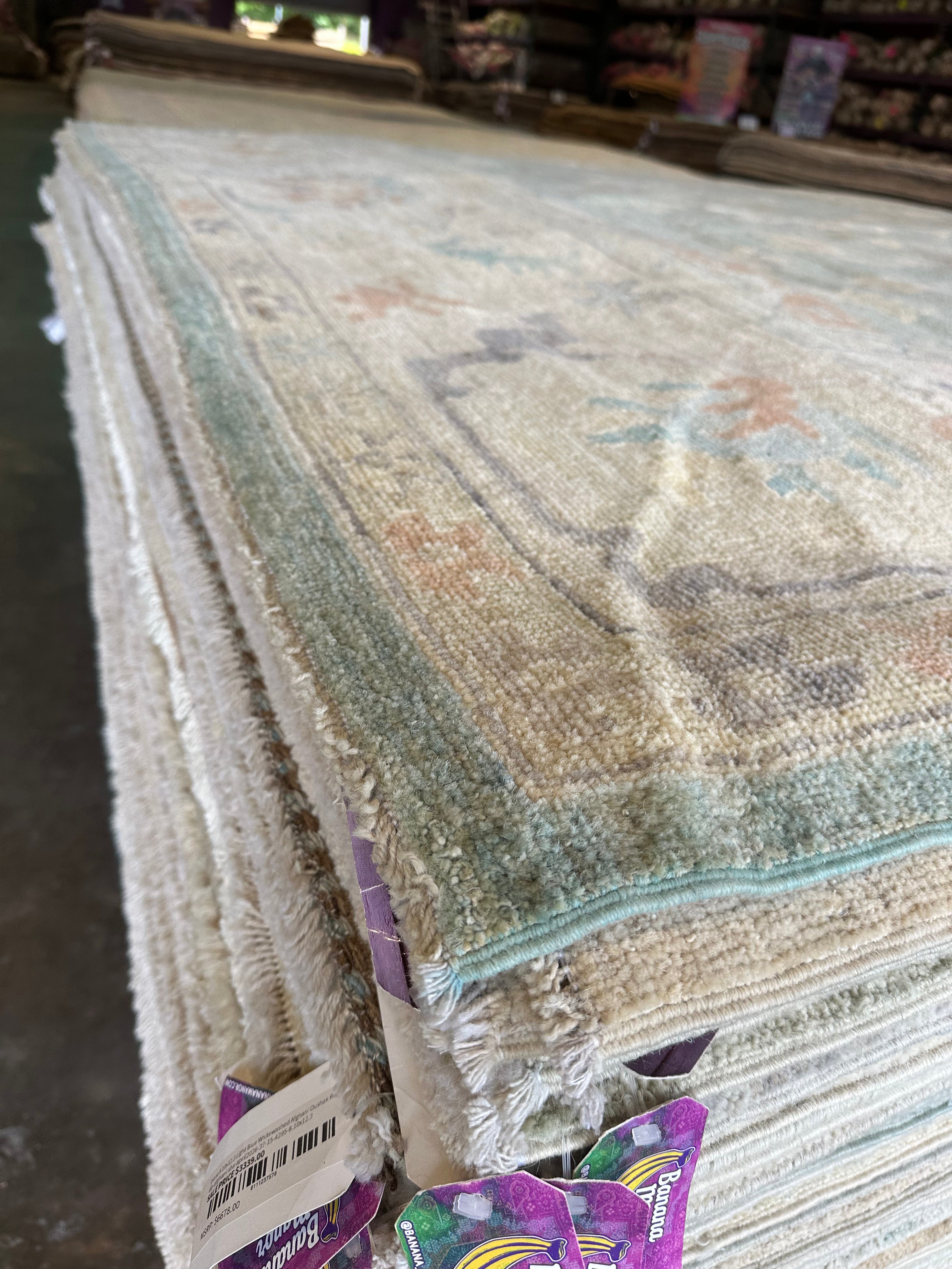 Ashley Hartman 8.11x11.10 Afghani Whitewashed Oushak