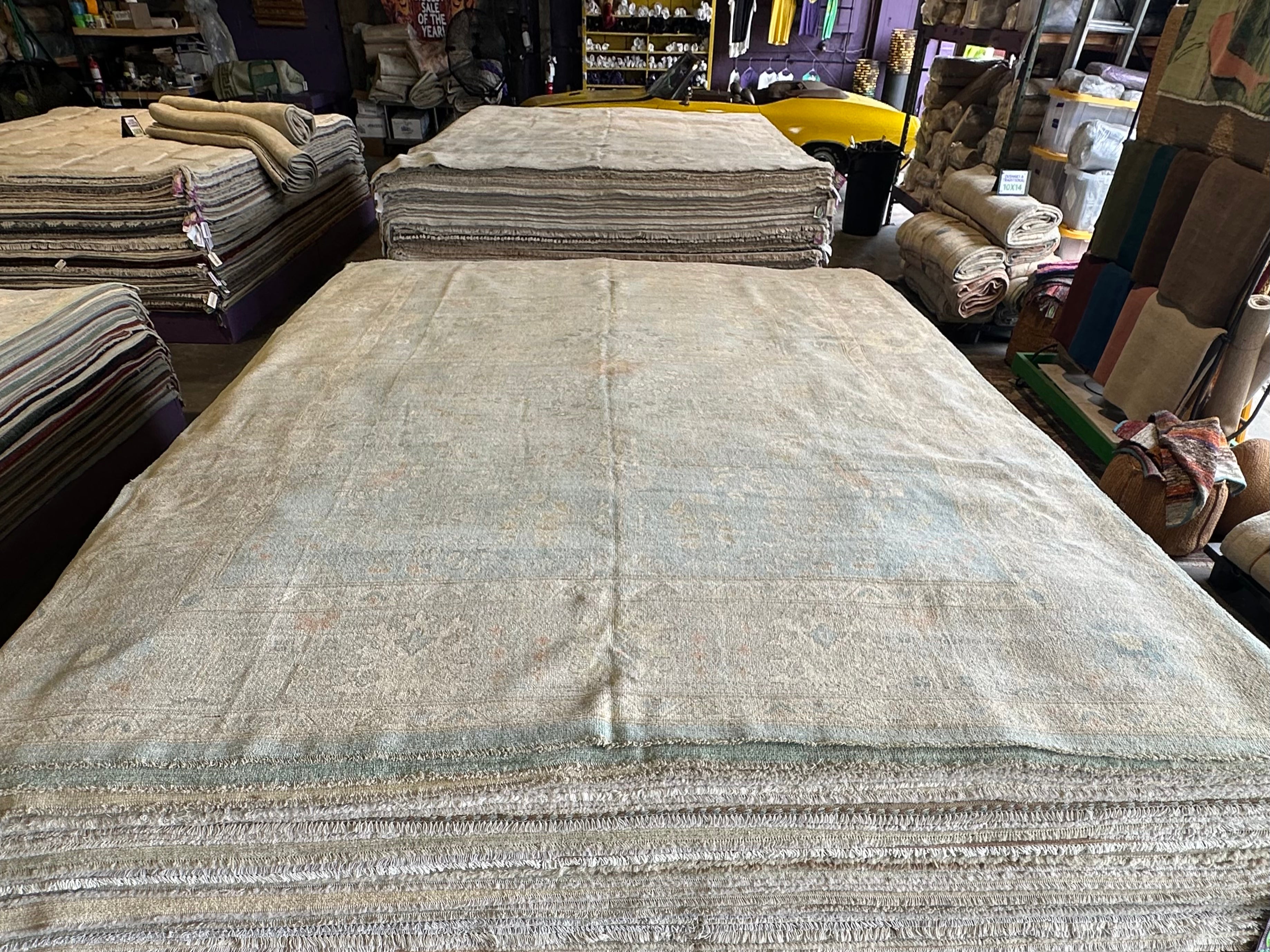 Dawn Atwood 8.11x11.7 Afghani Whitewashed Oushak
