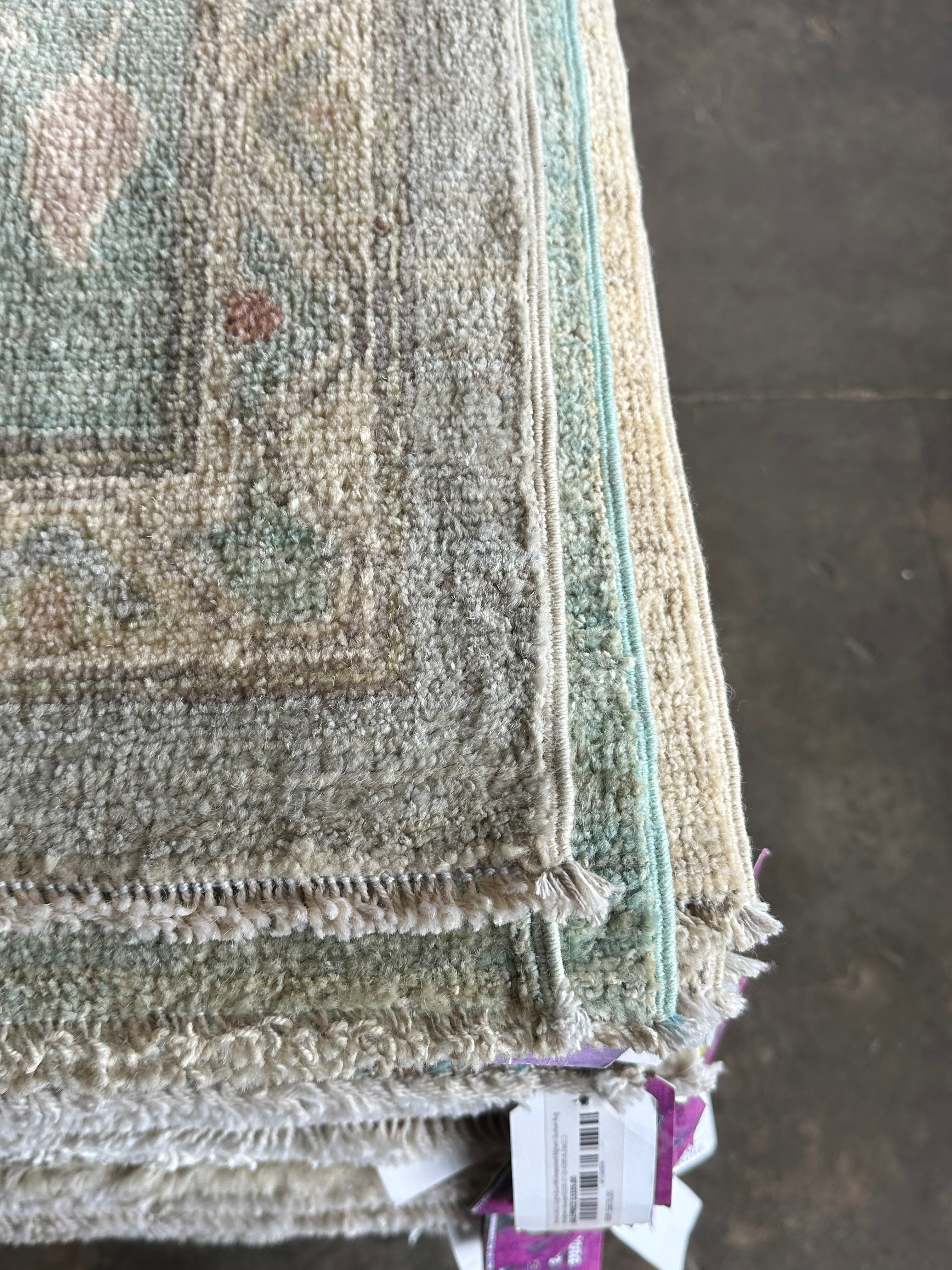 Nichole Hiltz 8.11x11.11 Afghani Whitewashed Oushak