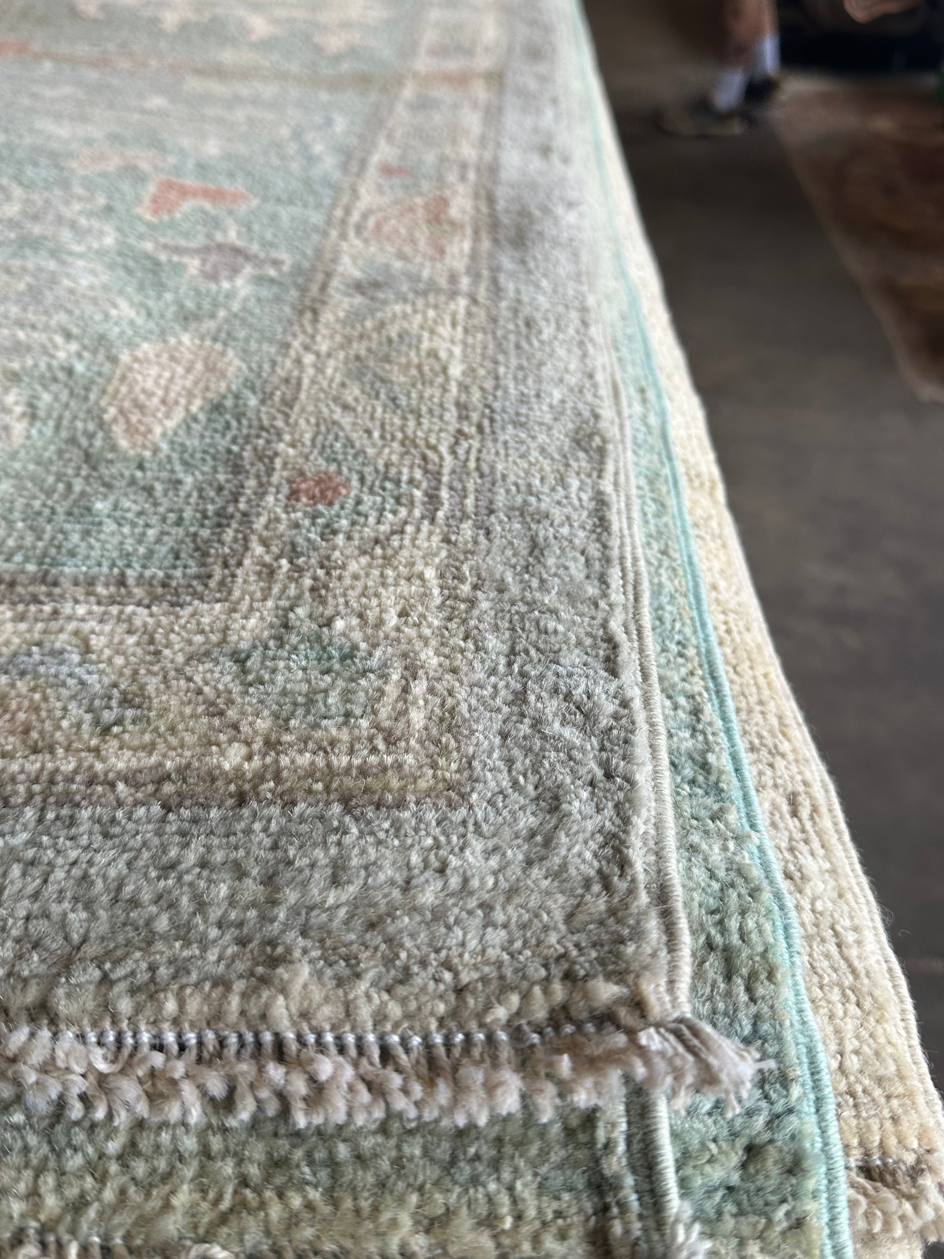 Nichole Hiltz 8.11x11.11 Afghani Whitewashed Oushak