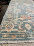 Hailey Nichol 2.10x9.11 Blue Afghani Oushak Runner