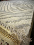 Michael DeLano 6x9 Hand-Woven Textured Modern Ivory