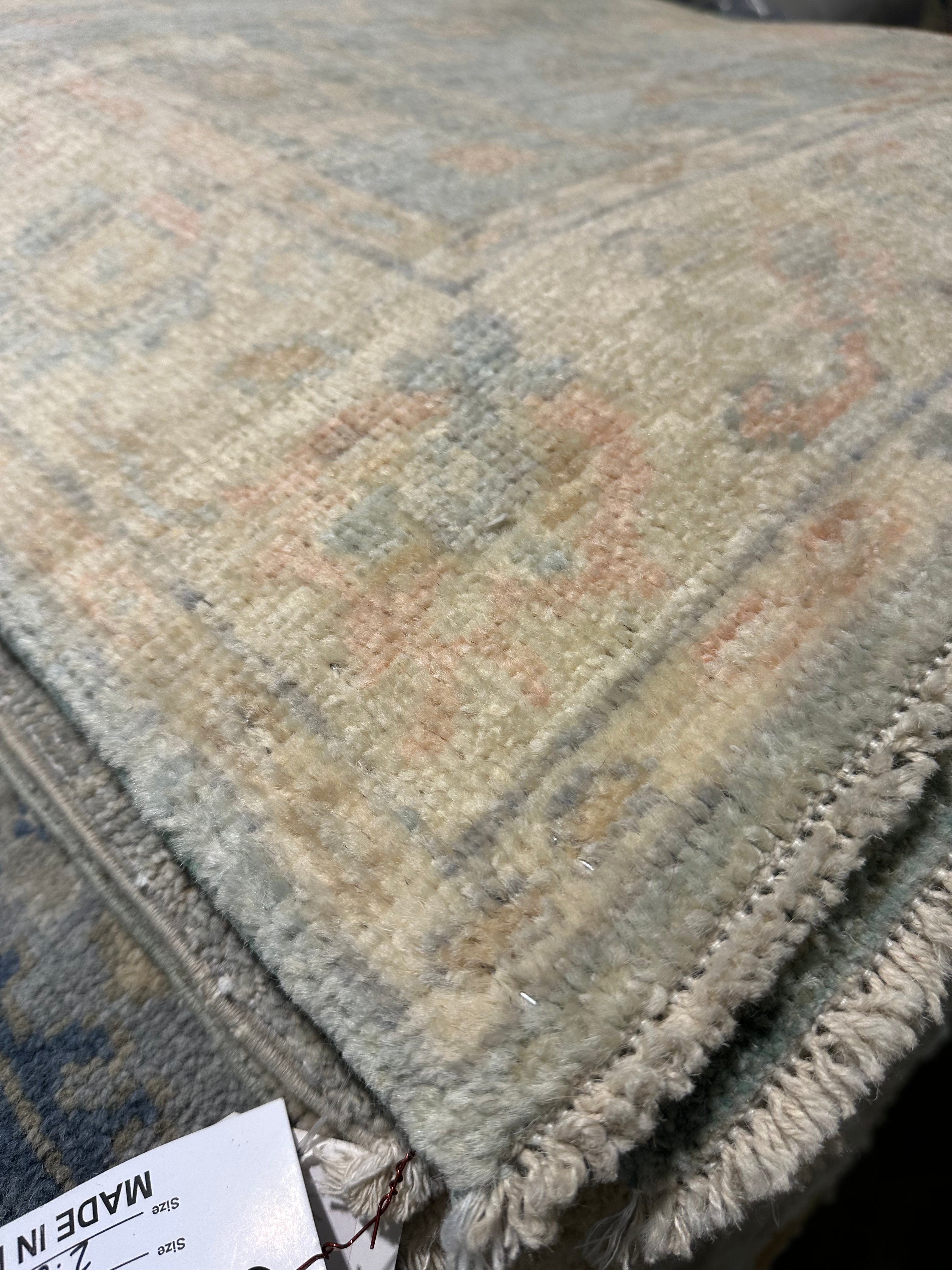 Amanda Righetti 2.11x13.6 Afghani Whitewashed Oushak Runner