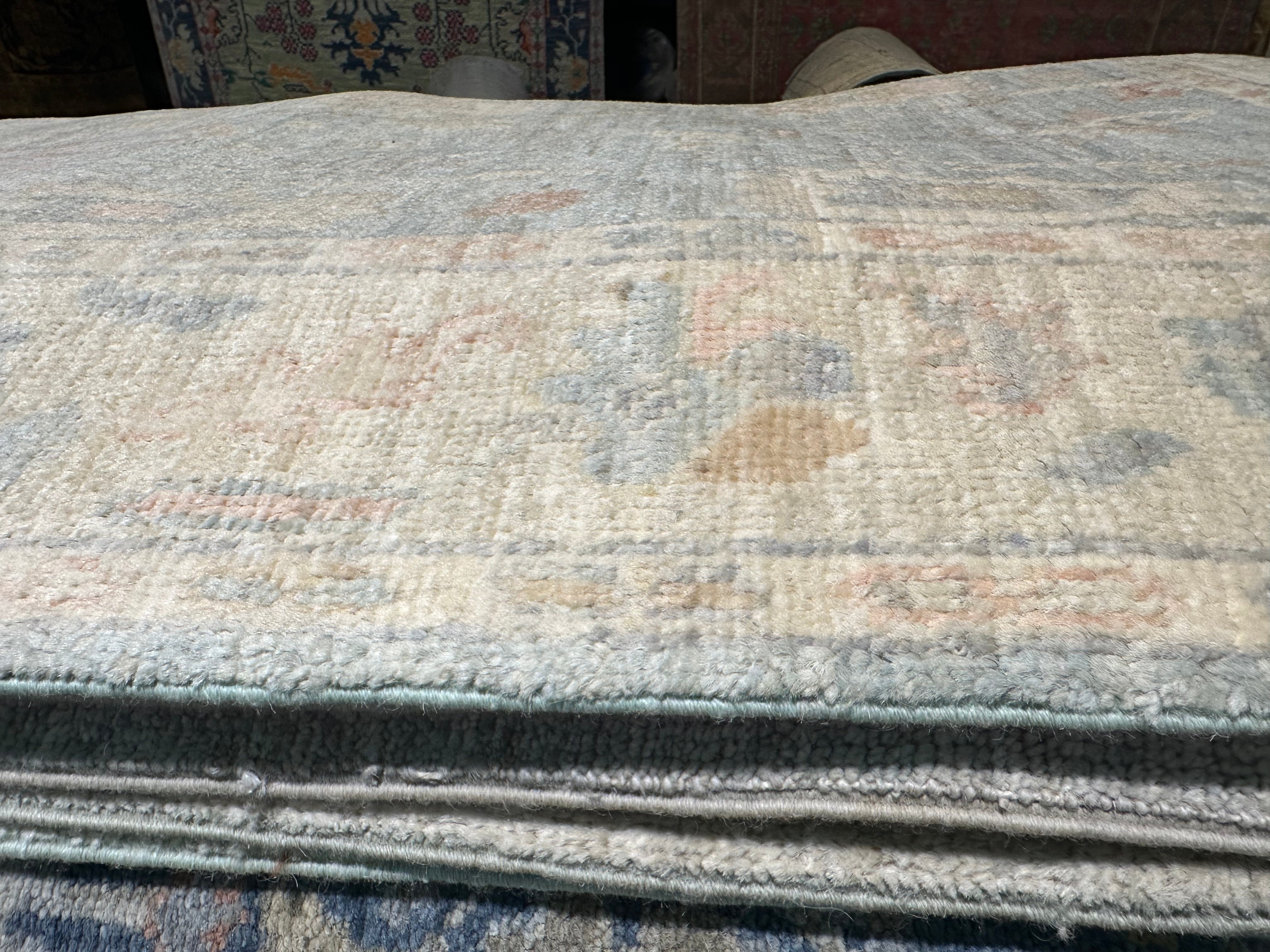Amanda Righetti 2.11x13.6 Afghani Whitewashed Oushak Runner