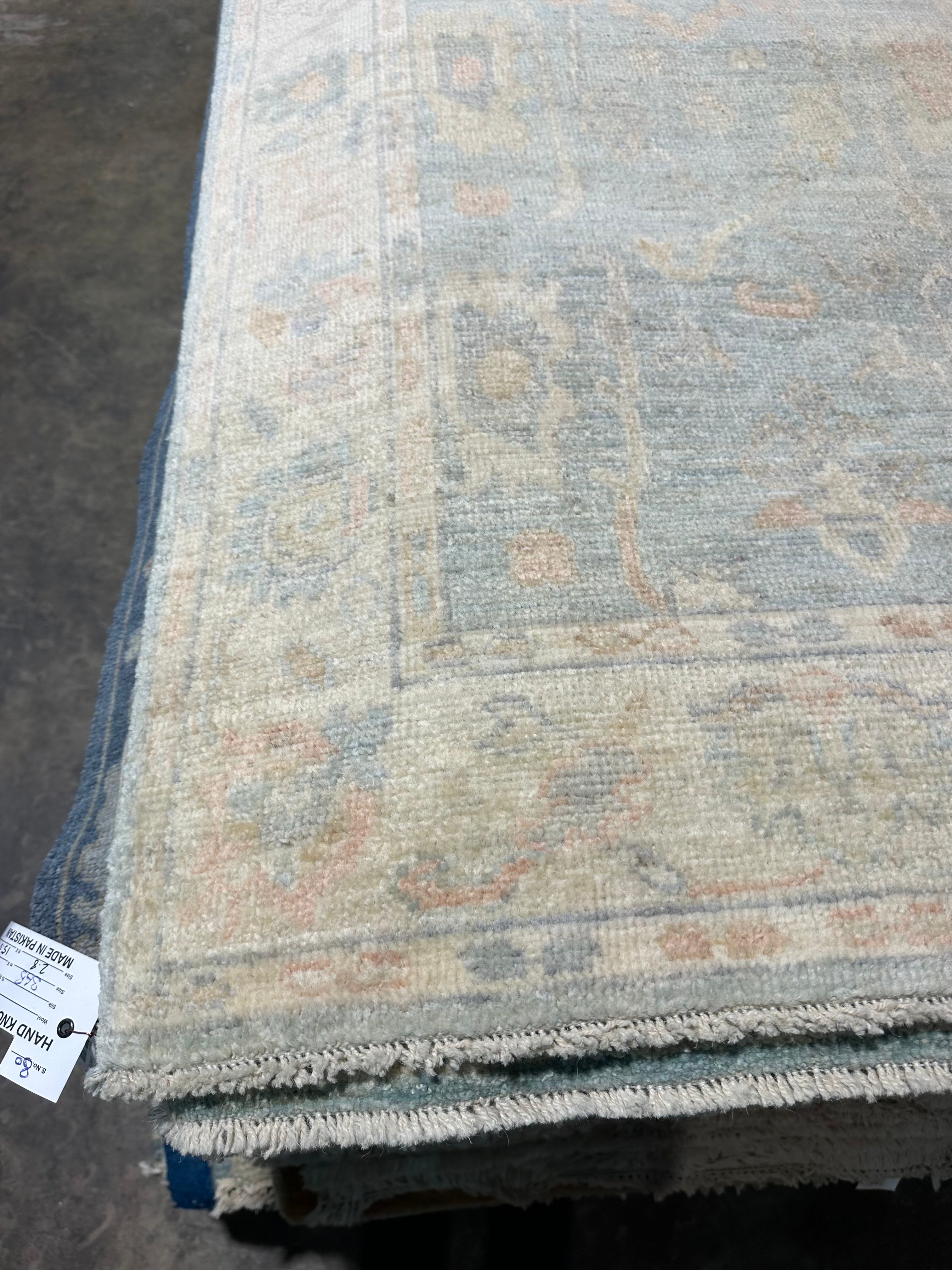 Amanda Righetti 2.11x13.6 Afghani Whitewashed Oushak Runner