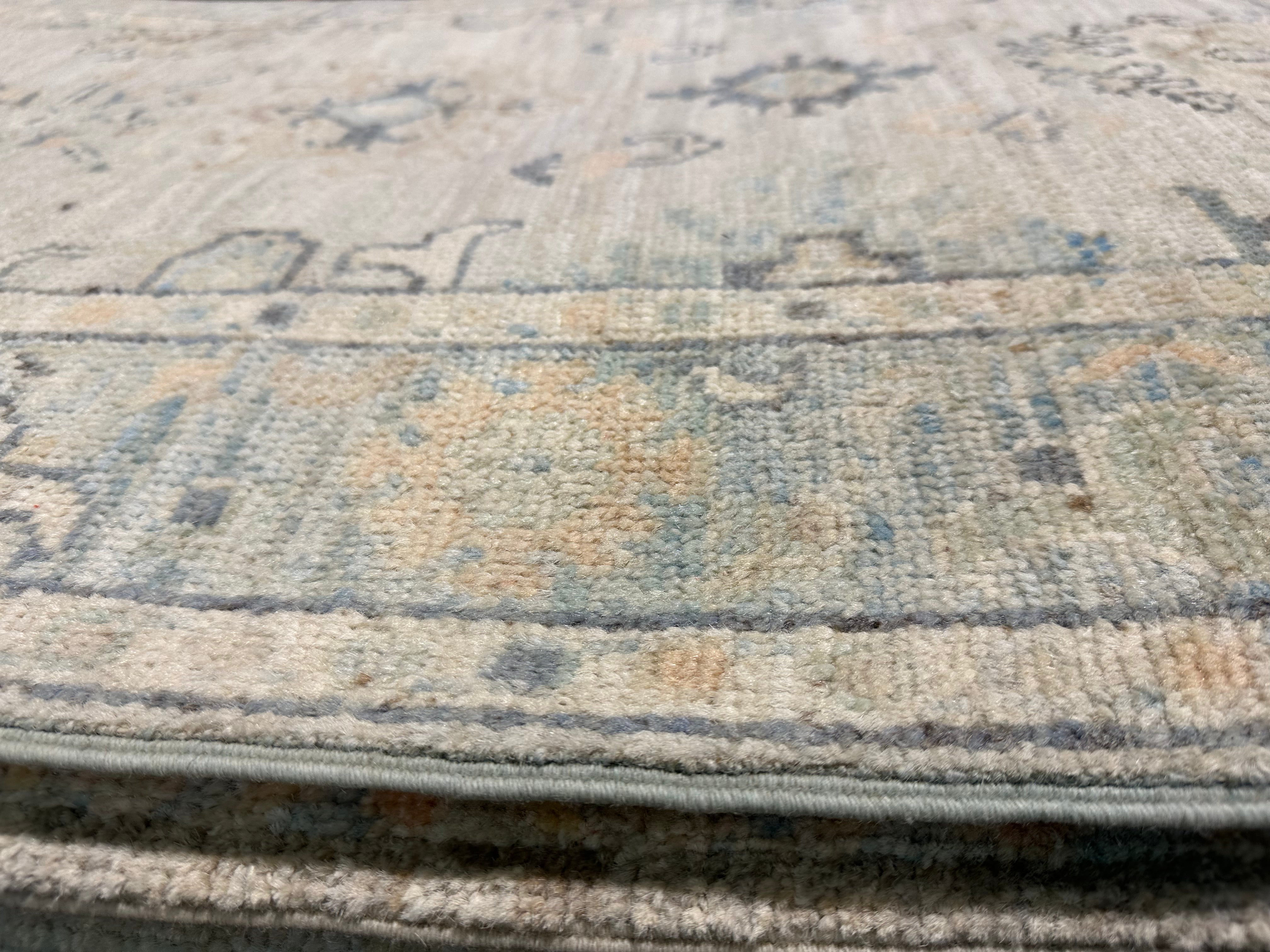 Kaitlin Cooter 2.9x7.10 Afghani Whitewashed Oushak Runner