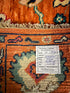 Noella 6x9 Hand-Knotted Oushak Orange