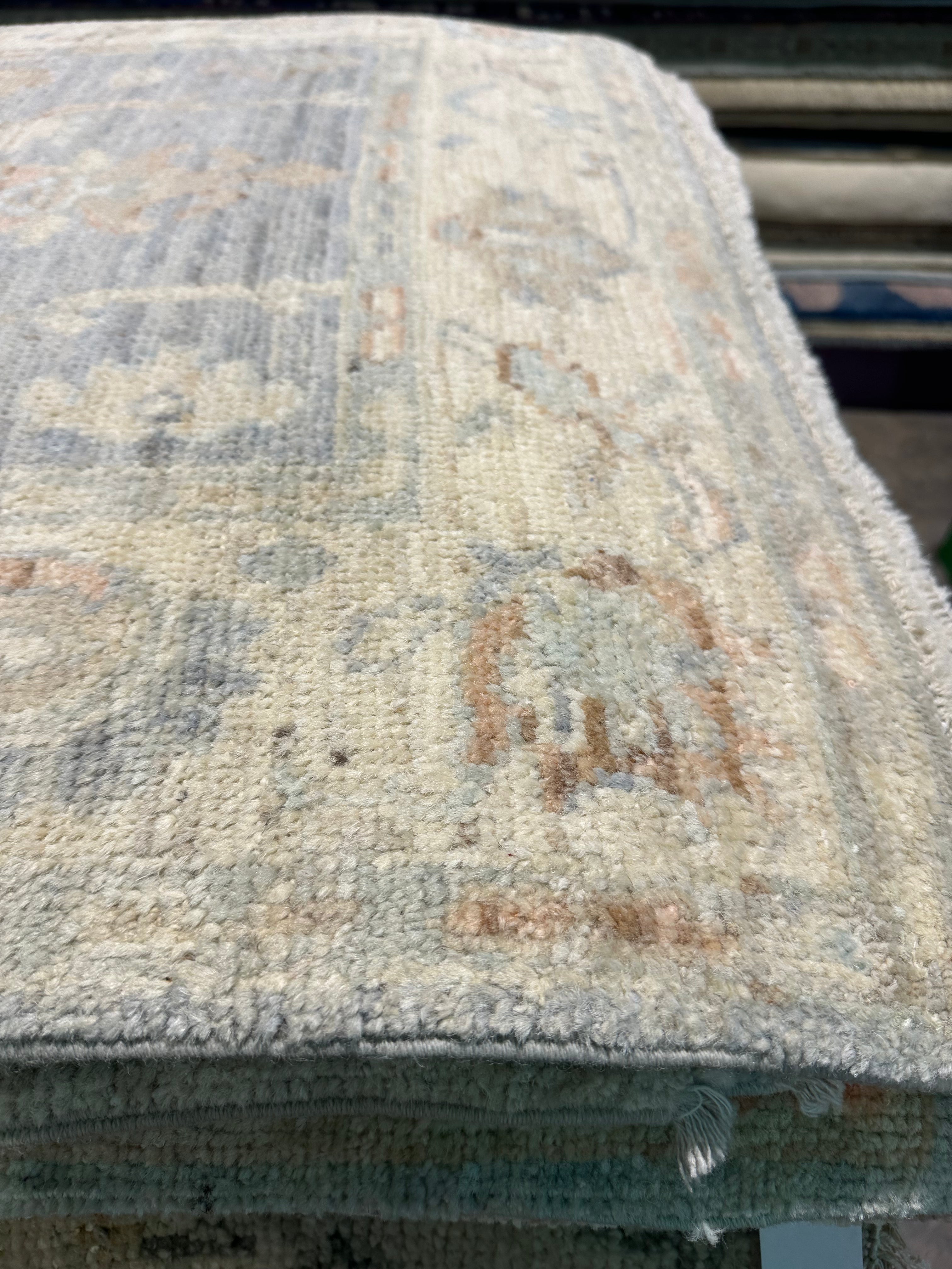 Samaire Armstrong 2.9x7.10 Afghani Whitewashed Oushak Runner